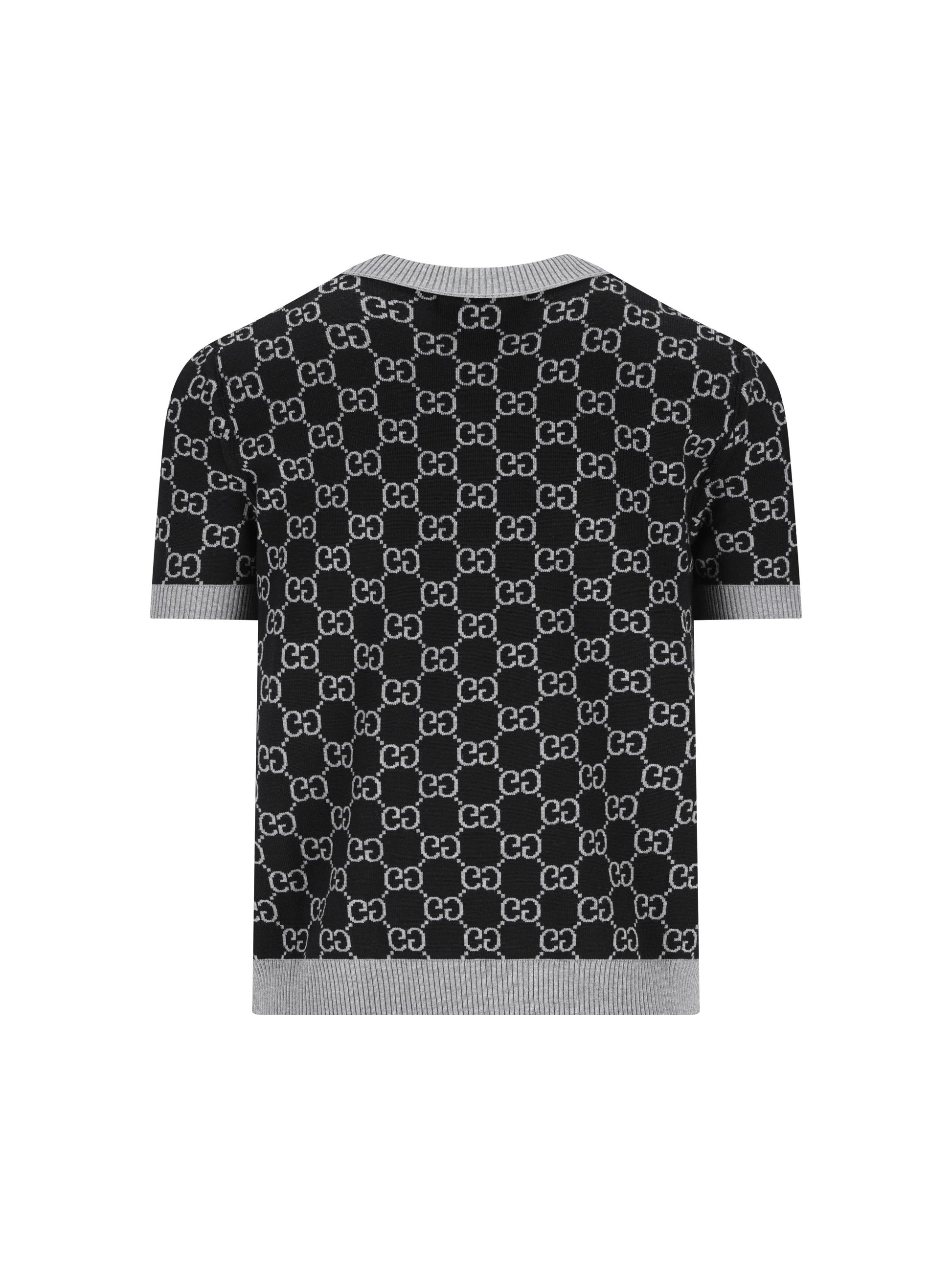 Maglia reversibile in lana jacquard GG 798159 XKD8T1045 GUCCI 