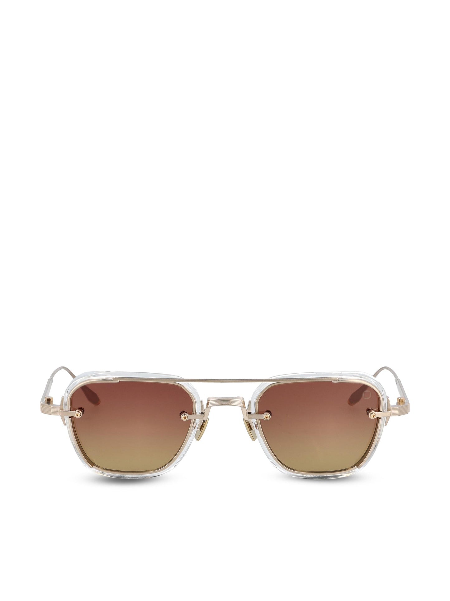 Occhiali da sole realizzati in titanio. AKS-537D-49 GLD - CRY AKONI 