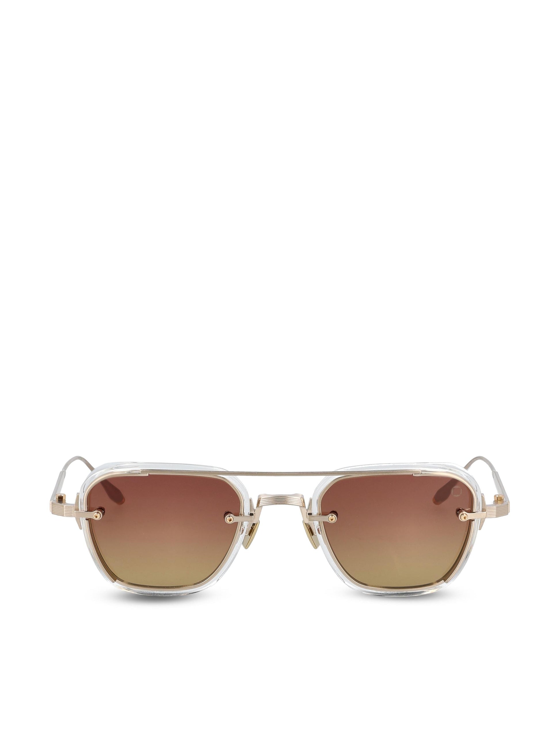 Occhiali da sole realizzati in titanio. AKS-537D-49 GLD - CRY AKONI 