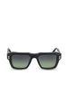 Occhiali da sole realizzati in titanio. AKS-105D-54 BLK - GLD AKONI 
