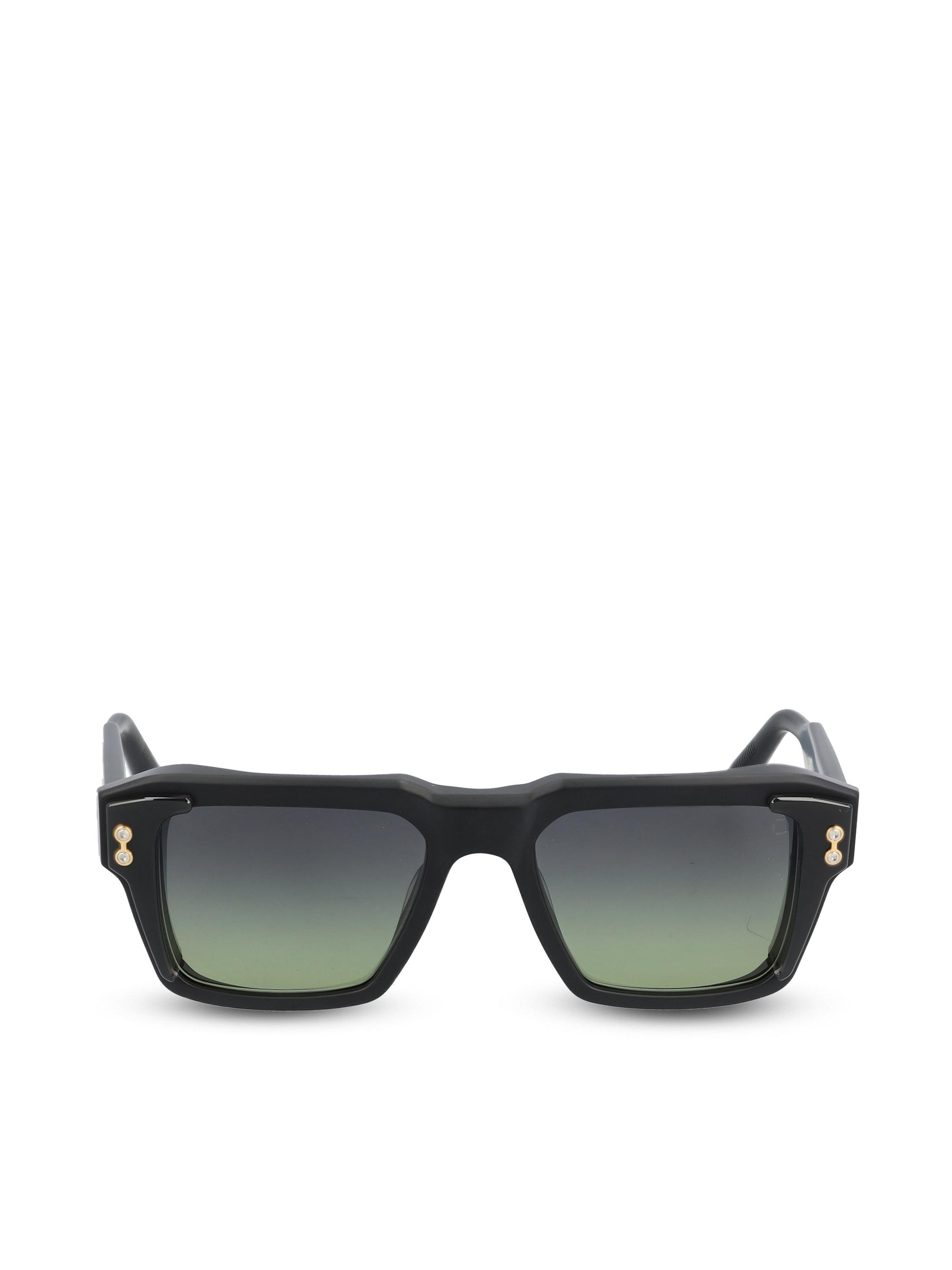 Occhiali da sole realizzati in titanio. AKS-105D-54 BLK - GLD AKONI 