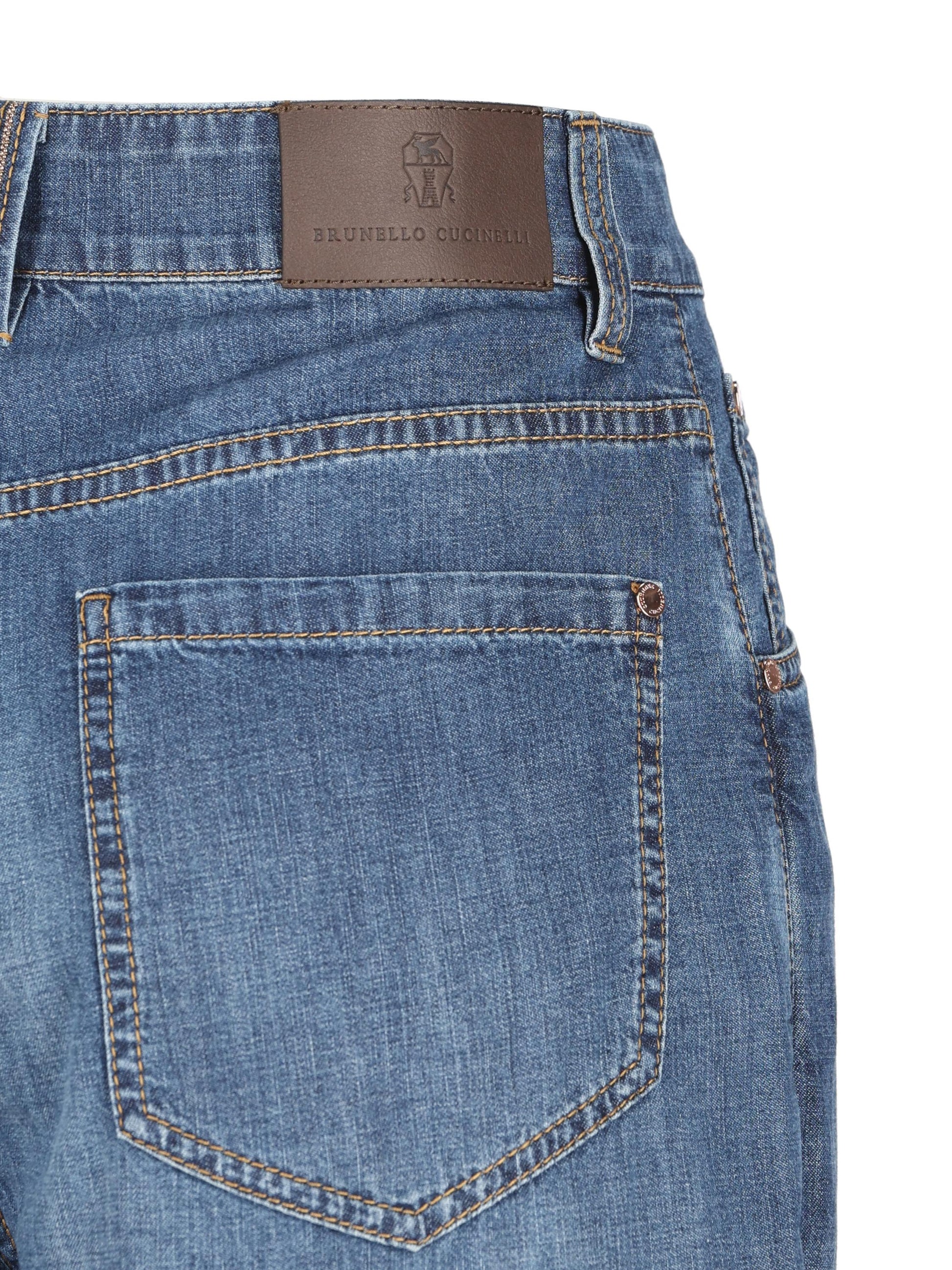 Jeans realizzati in cotone. MH192P4039 C9393 BRUNELLO CUCINELLI 