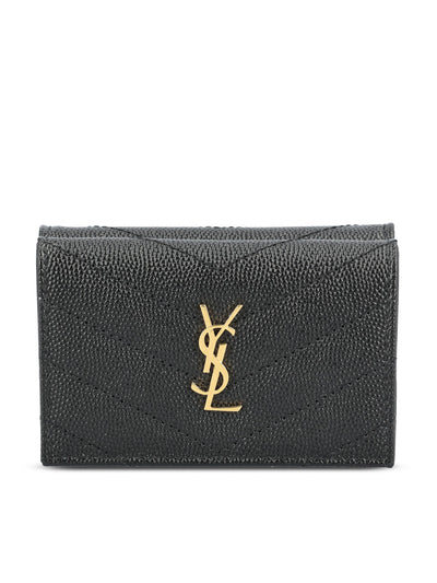 Portafoglio realizzato in pelle. 668274 BOWA11000 SAINT LAURENT 