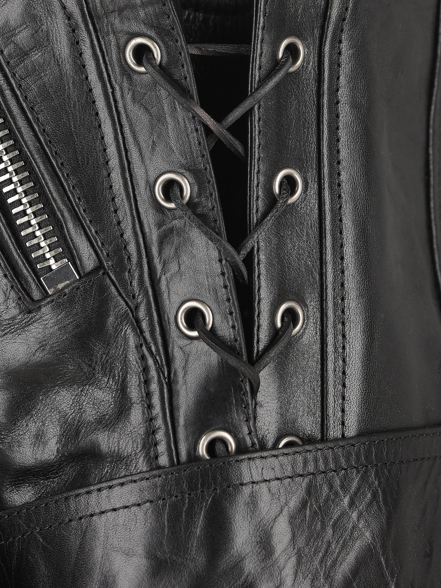 Gilet realizzato in pelle. 865045 YCUS21000 SAINT LAURENT 