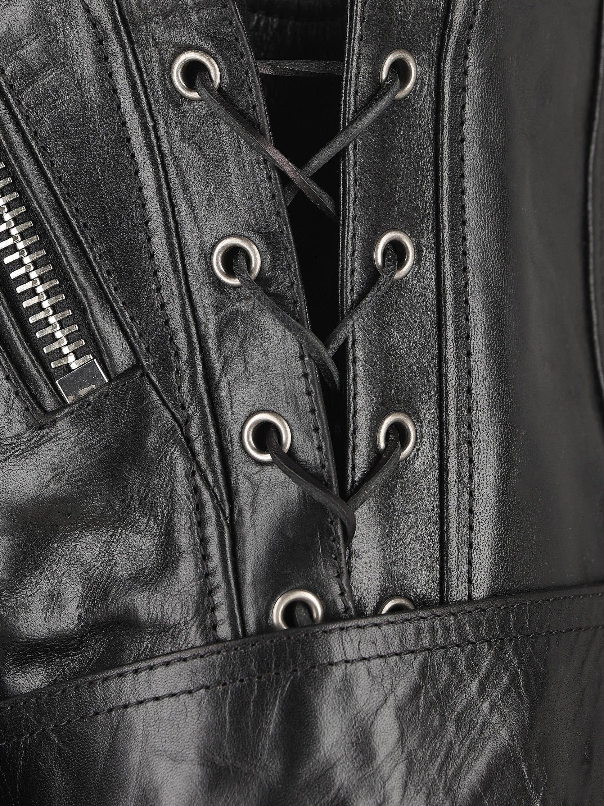 Gilet realizzato in pelle. 865045 YCUS21000 SAINT LAURENT 