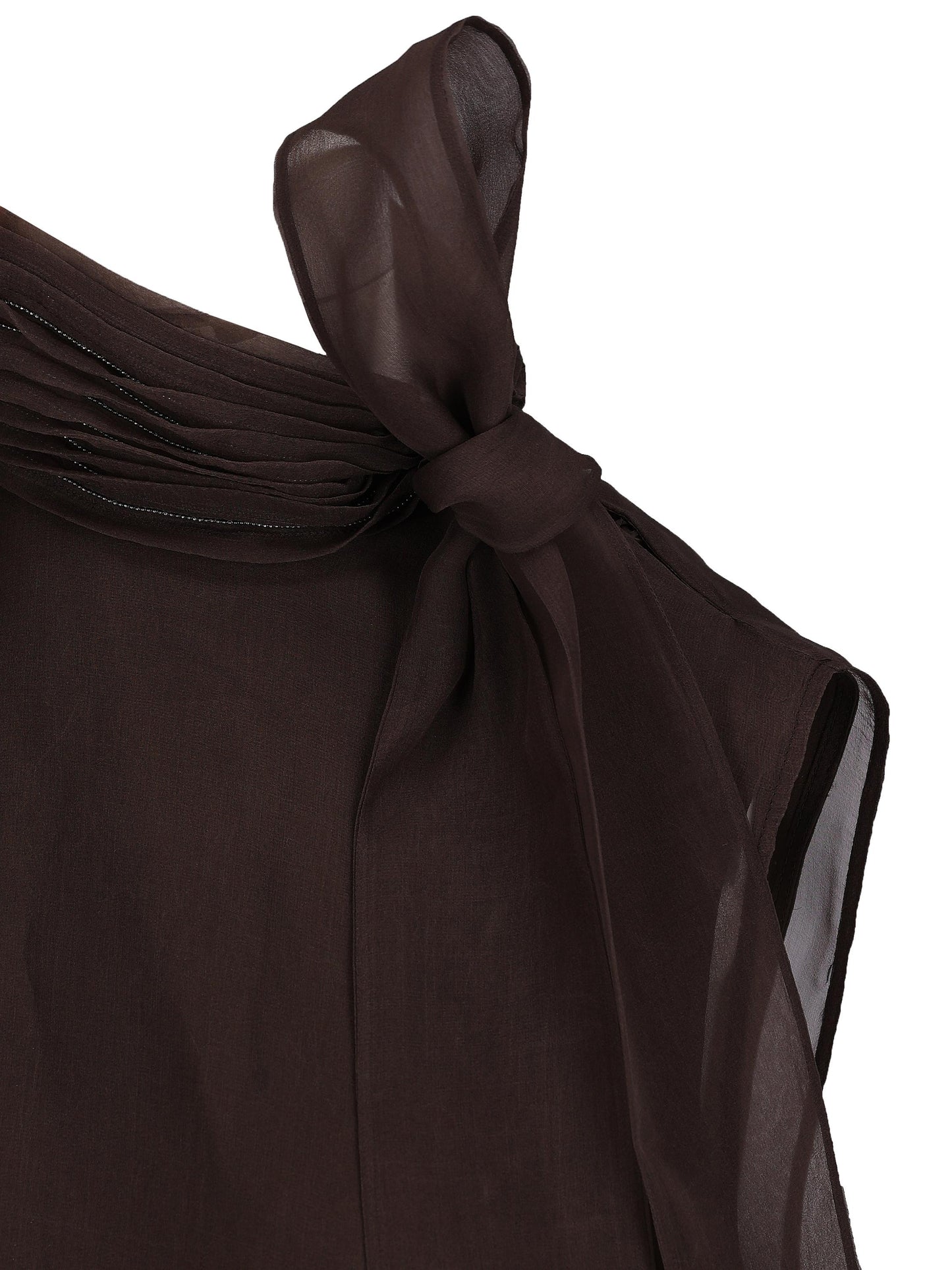 Top realizzato in seta. MF940ED804 C4222 BRUNELLO CUCINELLI 