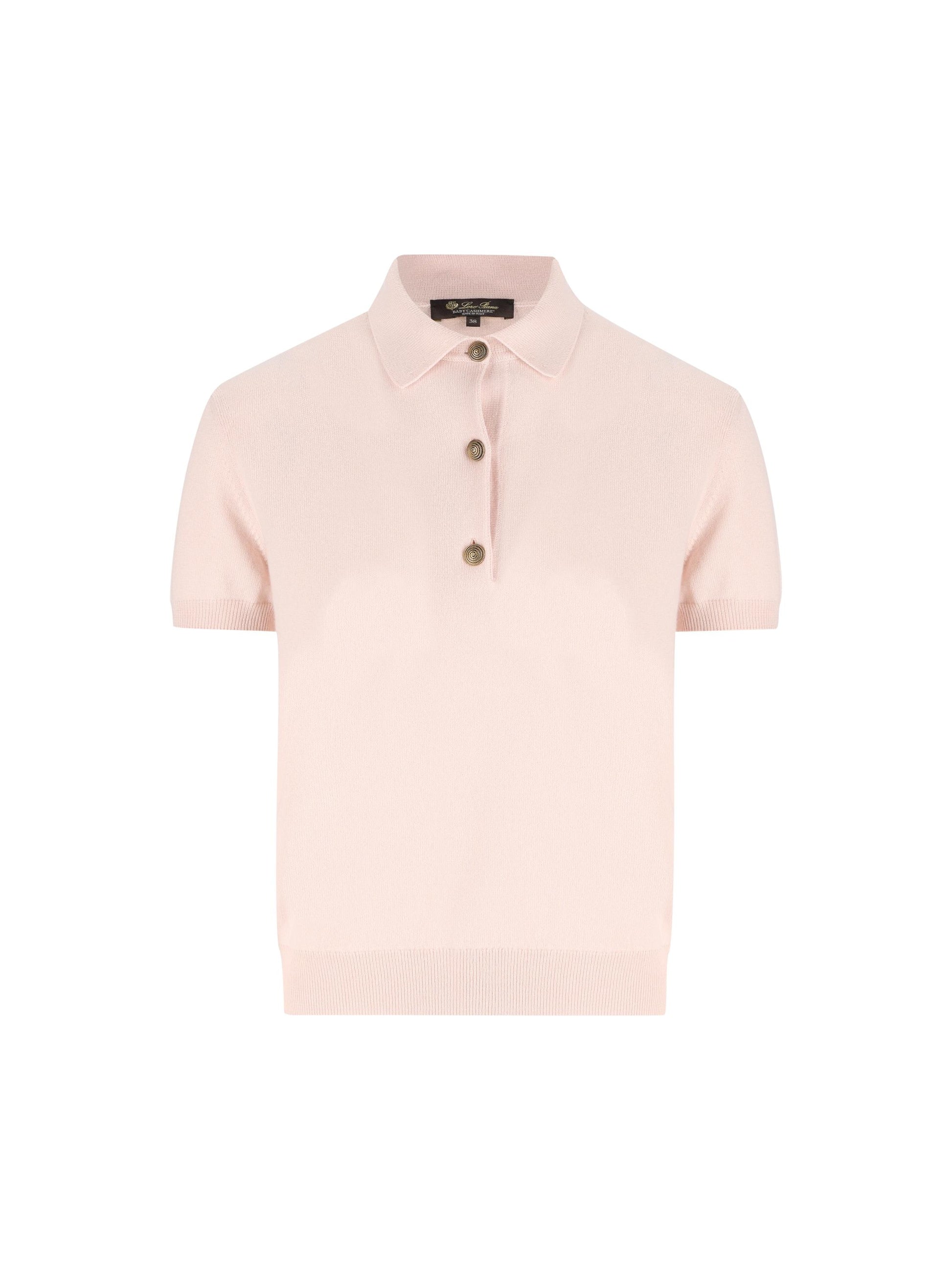 Polo realizzata in baby cashmere. FAQ8646 30G3 LORO PIANA 
