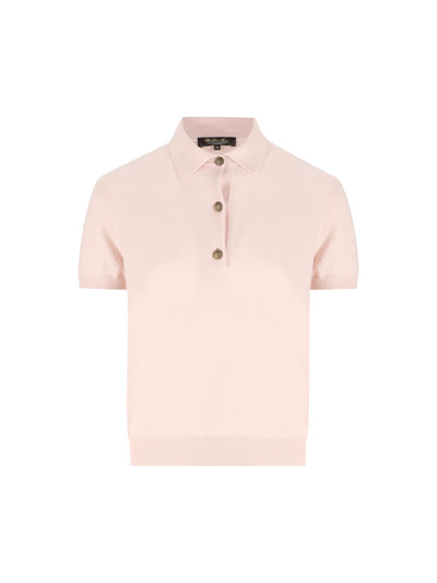 Polo realizzata in baby cashmere. FAQ8646 30G3 LORO PIANA 