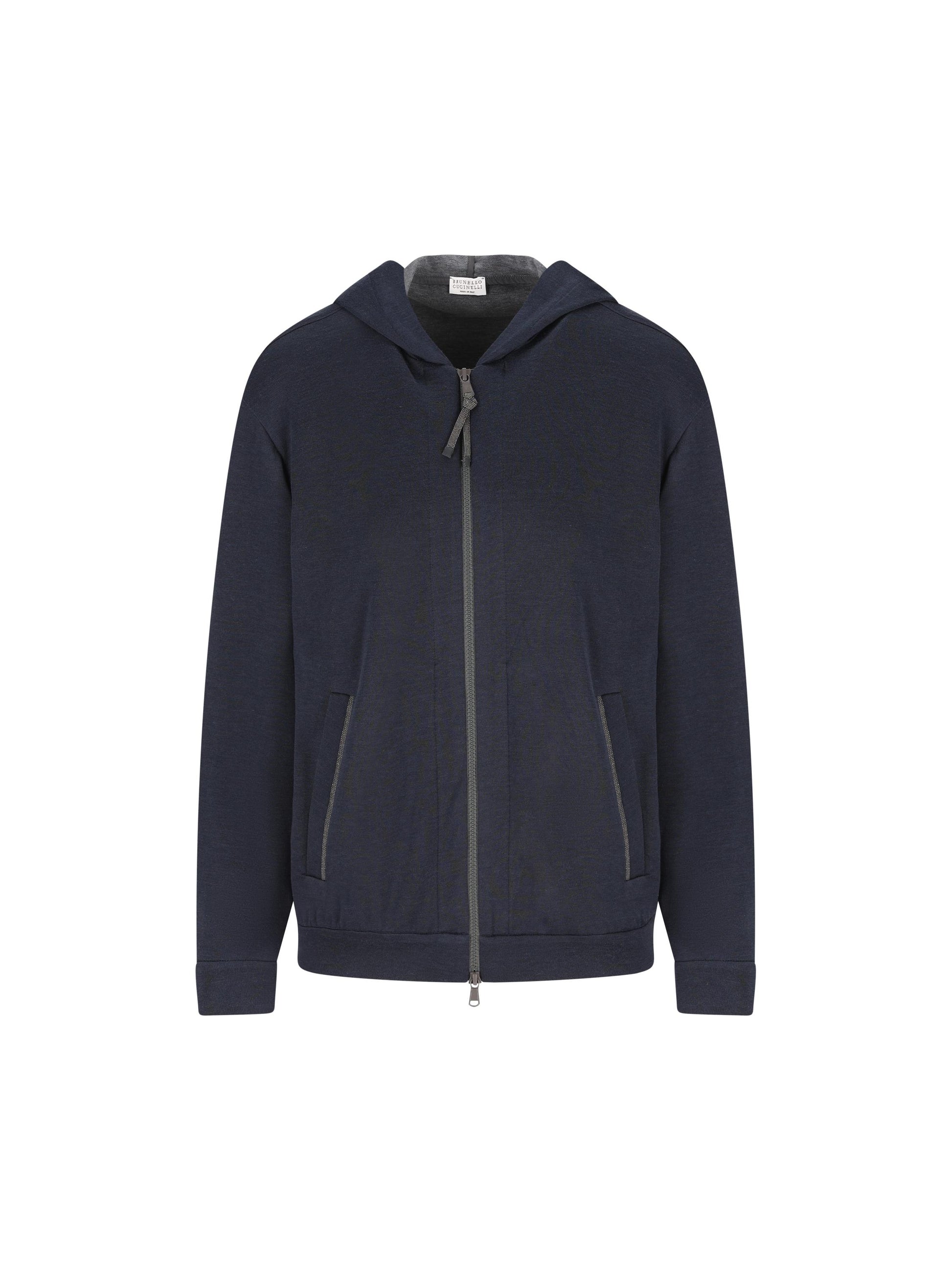 Felpa in cotone e seta. MD828SB806 C8366 BRUNELLO CUCINELLI 