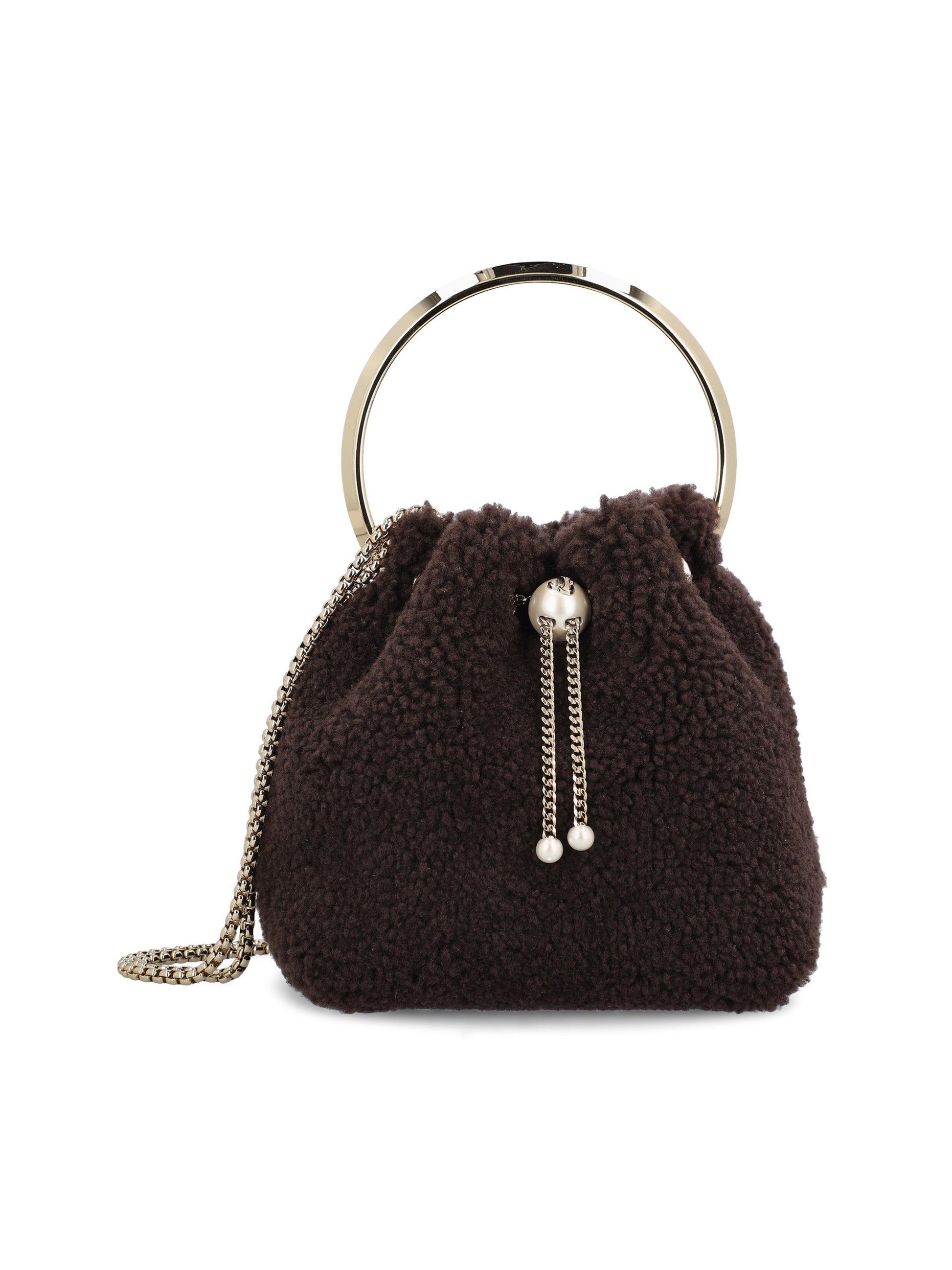 Borsa Bon Bon BON BON XYHCHOCOLATE/LIGHT GOLD JIMMY CHOO 