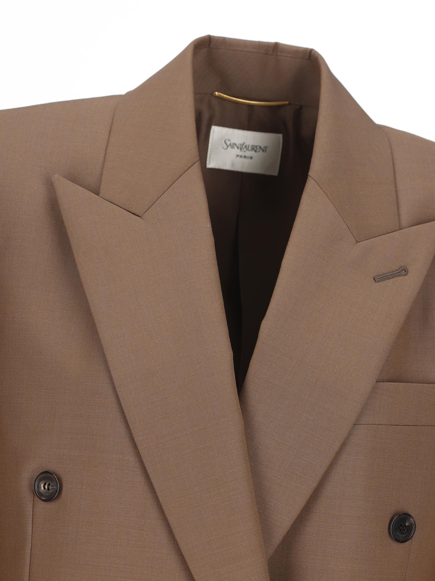 Blazer realizzato in lana e mohair. 859880 Y1N022055 SAINT LAURENT 