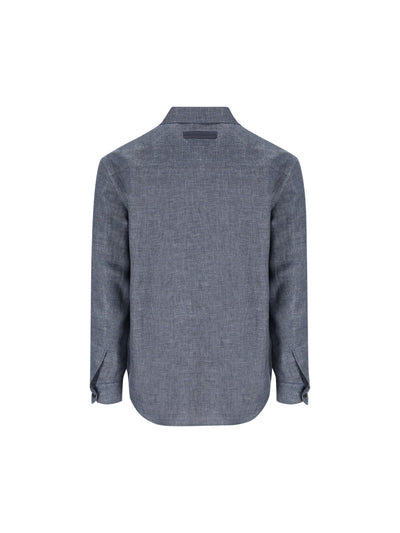 Overshirt realizzata in misto cashmere. UHV75A3 SOT52402 ZEGNA 