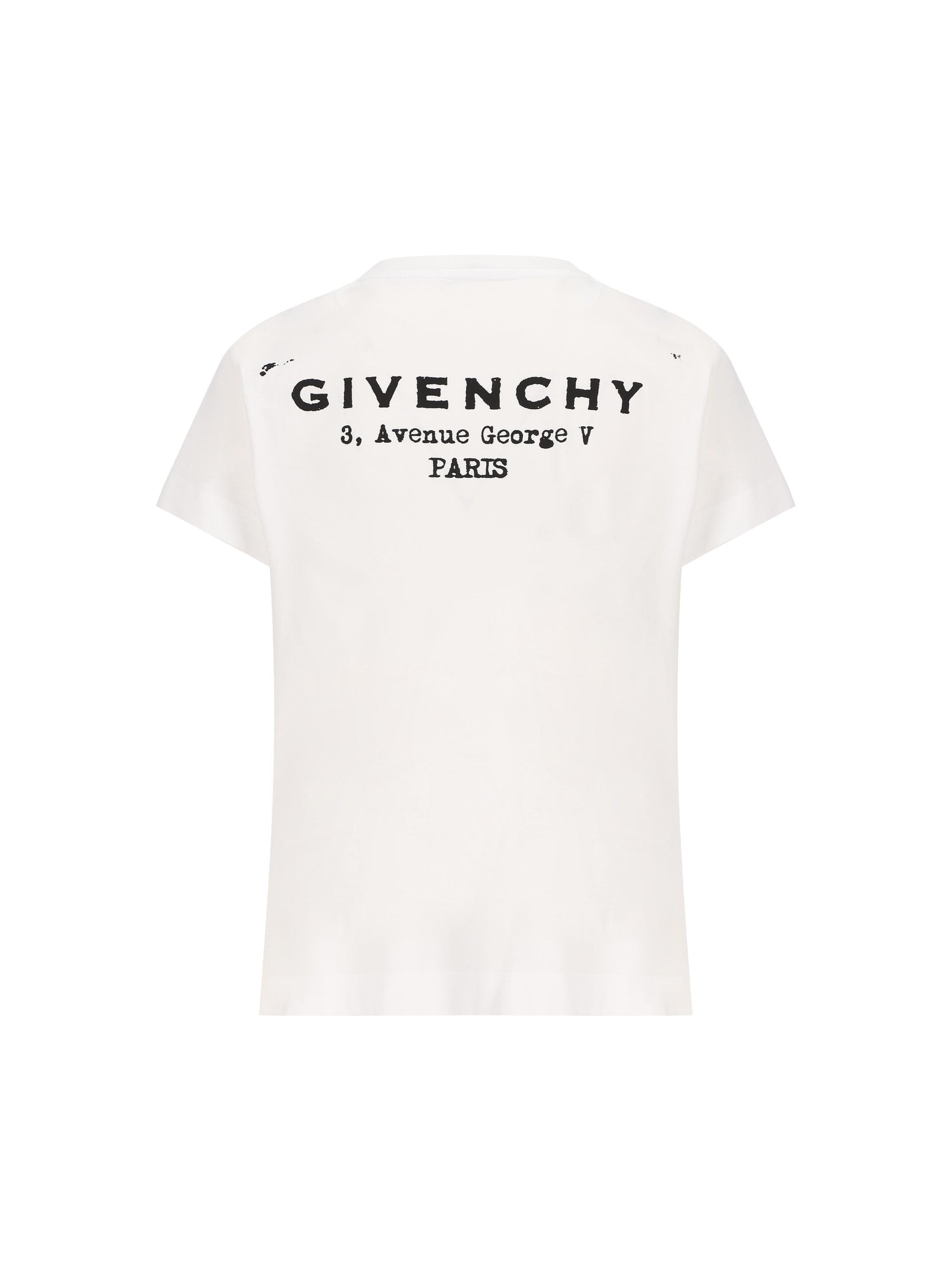 T-Shirt in cotone. BW70FJP75N 100 GIVENCHY 