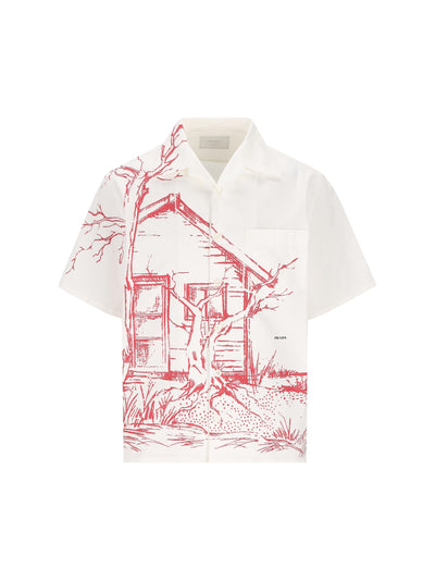 Camicia realizzata in cotone. UCS414 184FF0011 PRADA 