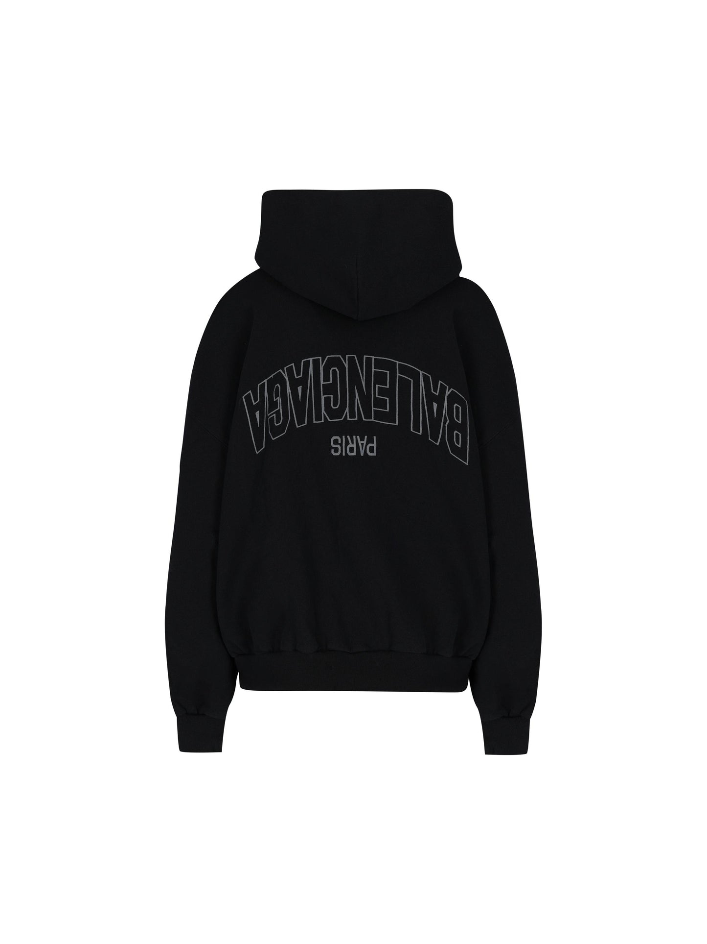 Hoodie Con Zip Flipped Uni Regular Fit 803264 TSVU71750 BALENCIAGA 