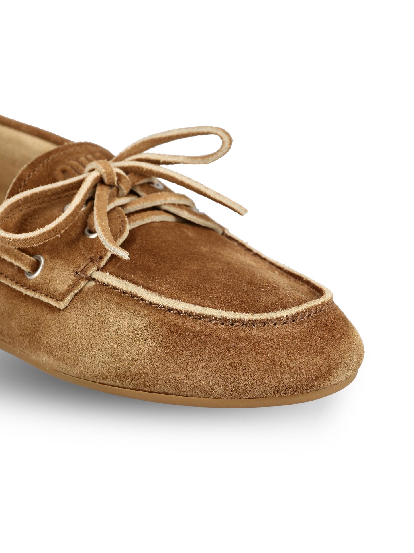 Mocassini realizzati in pelle di vitello. 5D123E Z5OF0401 MIU MIU 