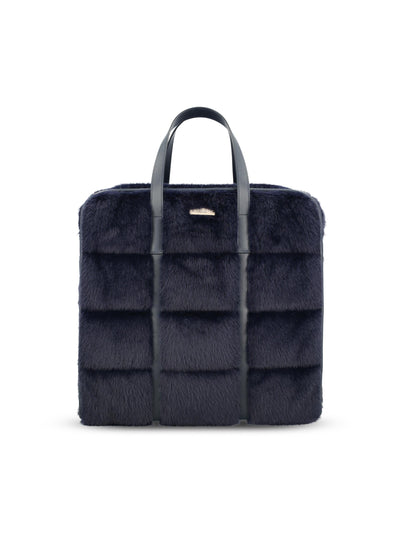 Borsa in Pelliccia Sintetica e Pelle BAG00016D 126309200 HERNO 