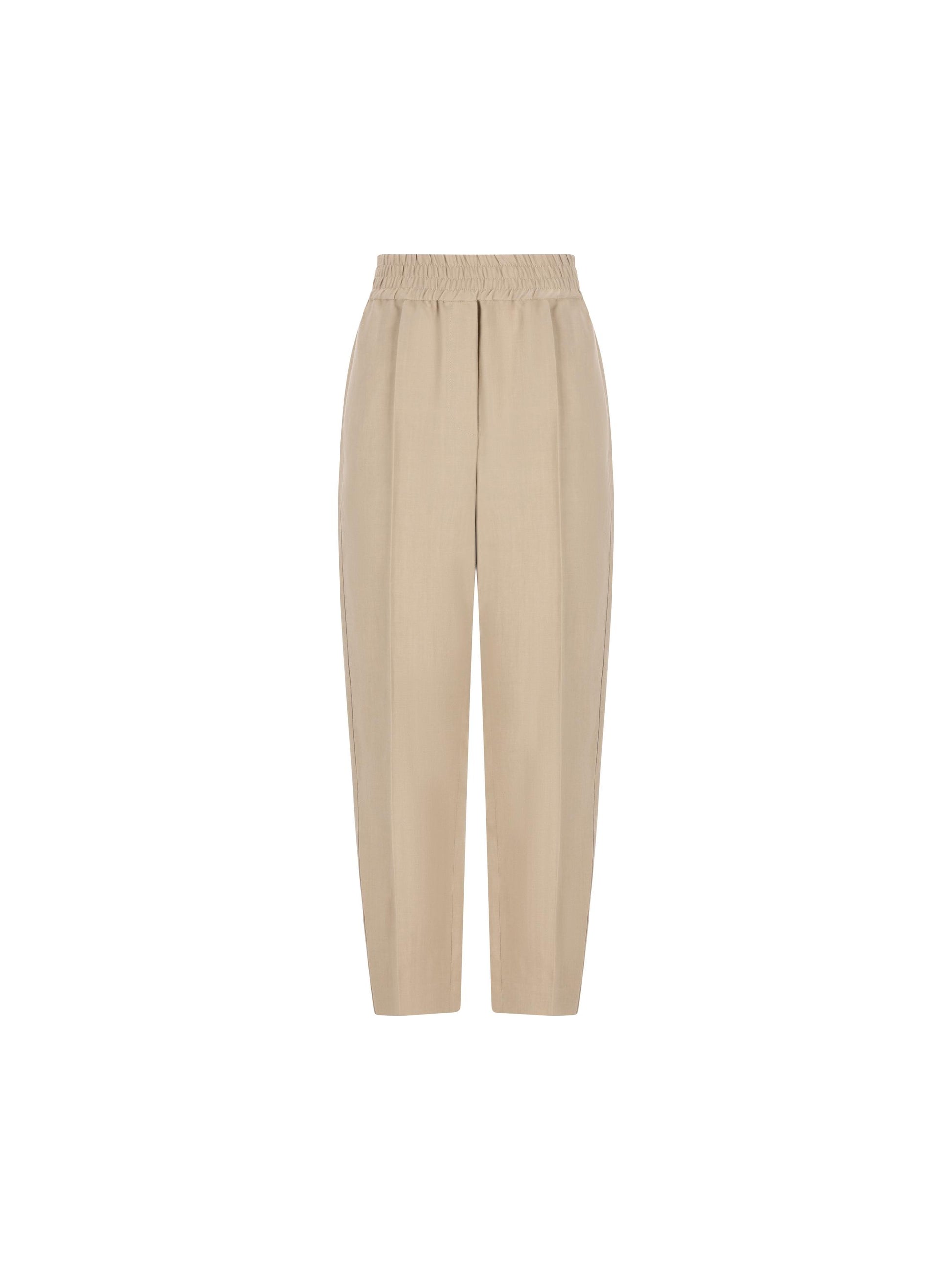 Pantaloni realizzati in viscosa e lino. MH126P7197 C9195 BRUNELLO CUCINELLI 