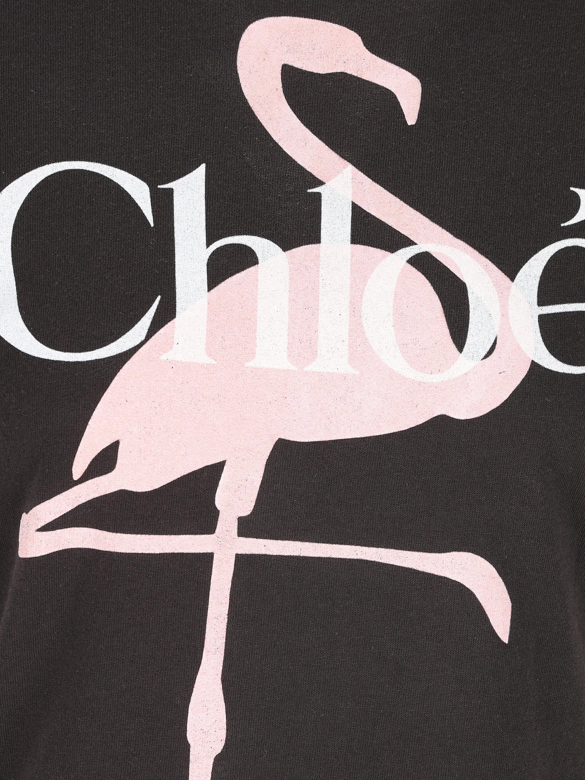 T-shirt baby fit con logo in jersey di cotone CH26SJH08194 070 CHLOE' 