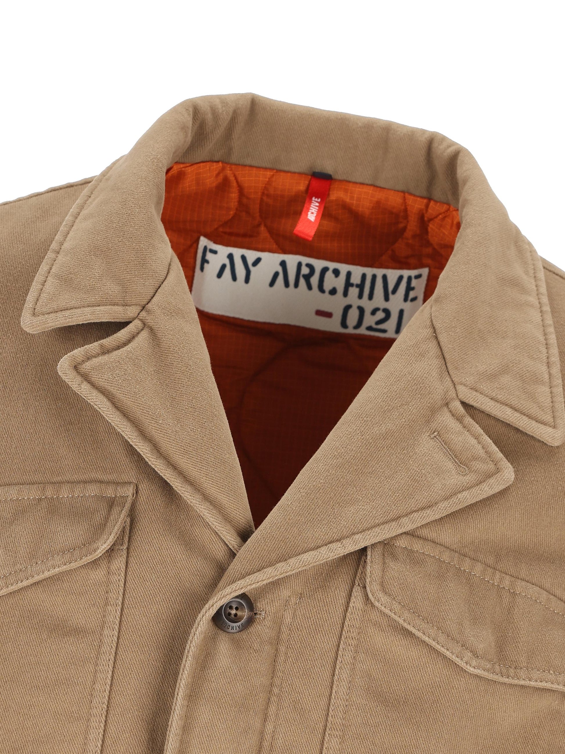 Giacca realizzata in cotone. MAM1951263LXR1 C806 FAY 
