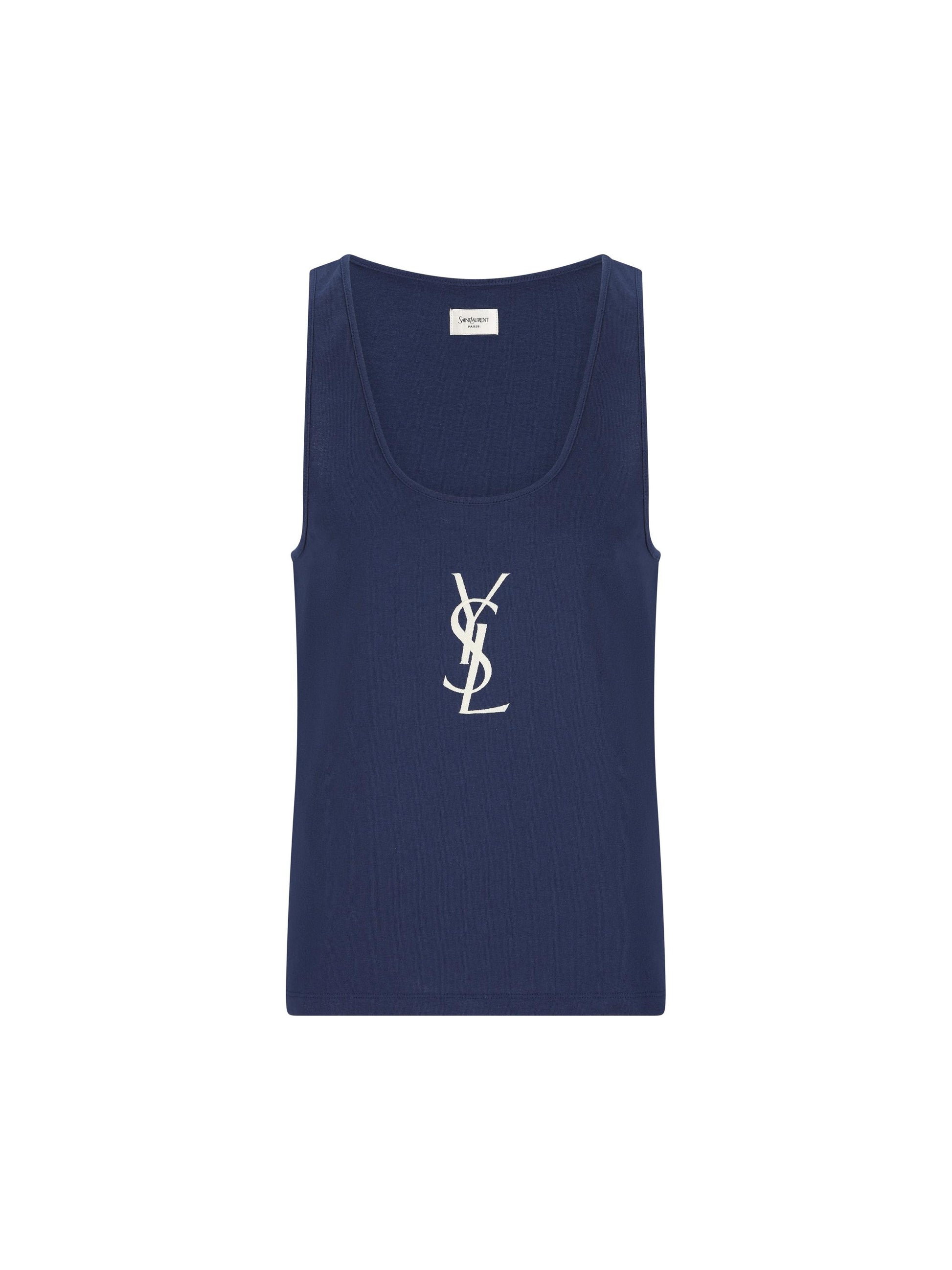 Top realizzato in cotone organico. 858319 Y38AK4069 SAINT LAURENT 