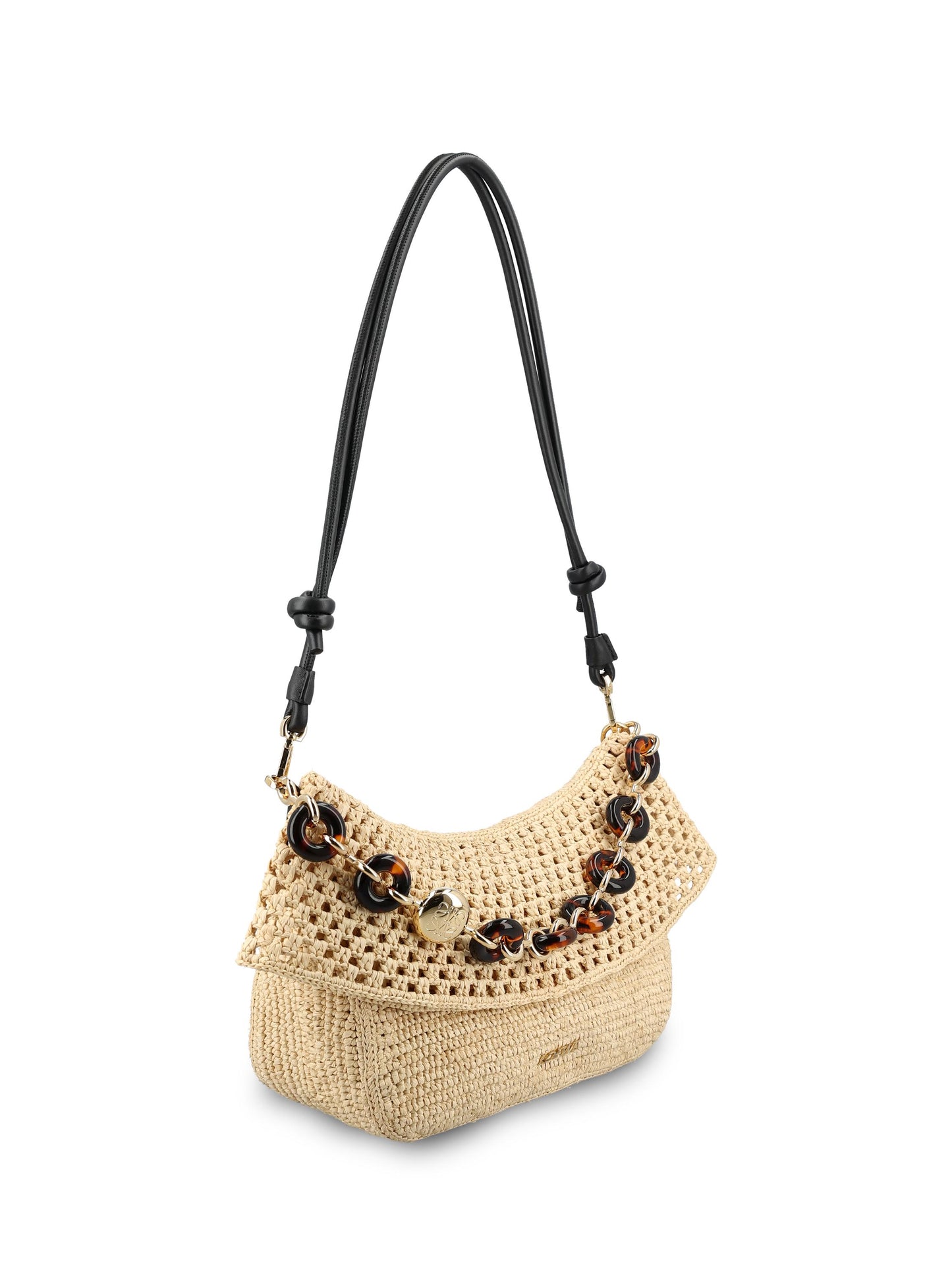Borsa realizzata in rafia e pelle. AP22P22X22 2123 LOEWE - PAULA'S IBIZA 