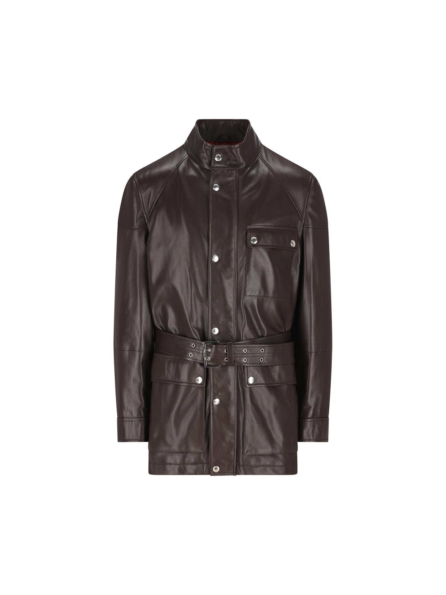 Sahariana in Nappa di Agnello con Cintura MPWIN2050 C4262 BRUNELLO CUCINELLI 