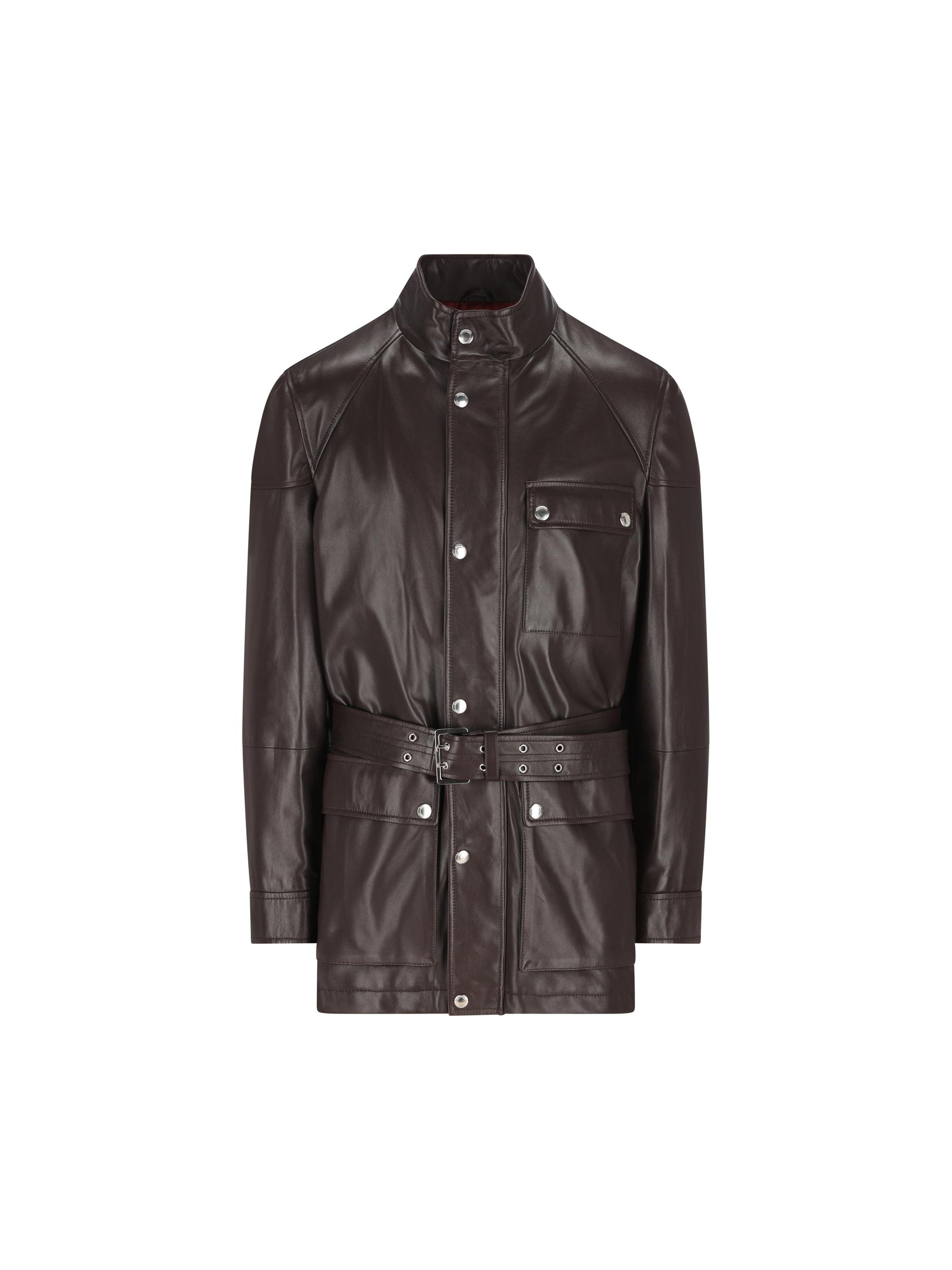 Sahariana in Nappa di Agnello con Cintura MPWIN2050 C4262 BRUNELLO CUCINELLI 