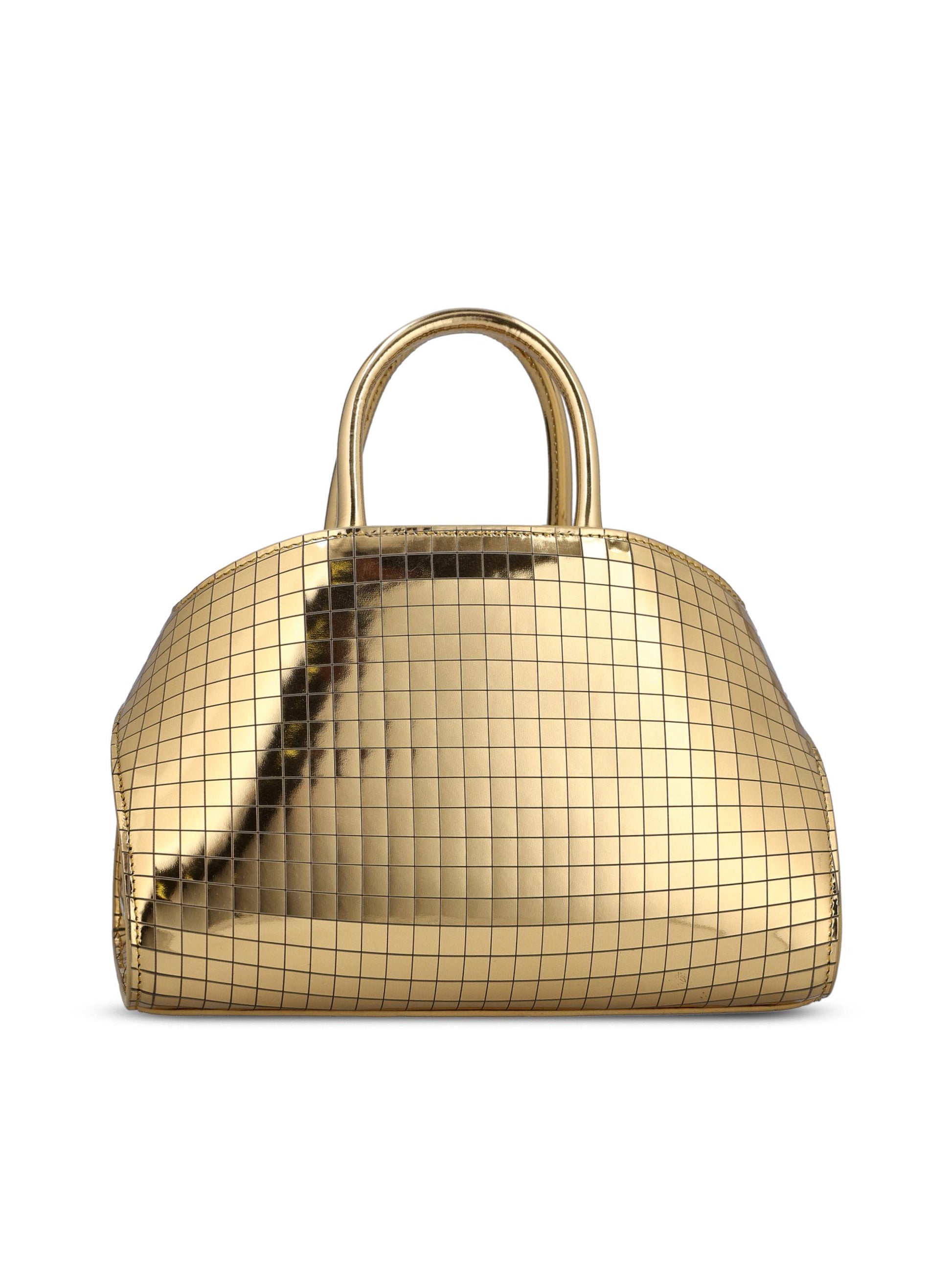 Borsa realizzata in pelle di vitello laminato e laserato. 219947 781447001 SALVATORE FERRAGAMO 