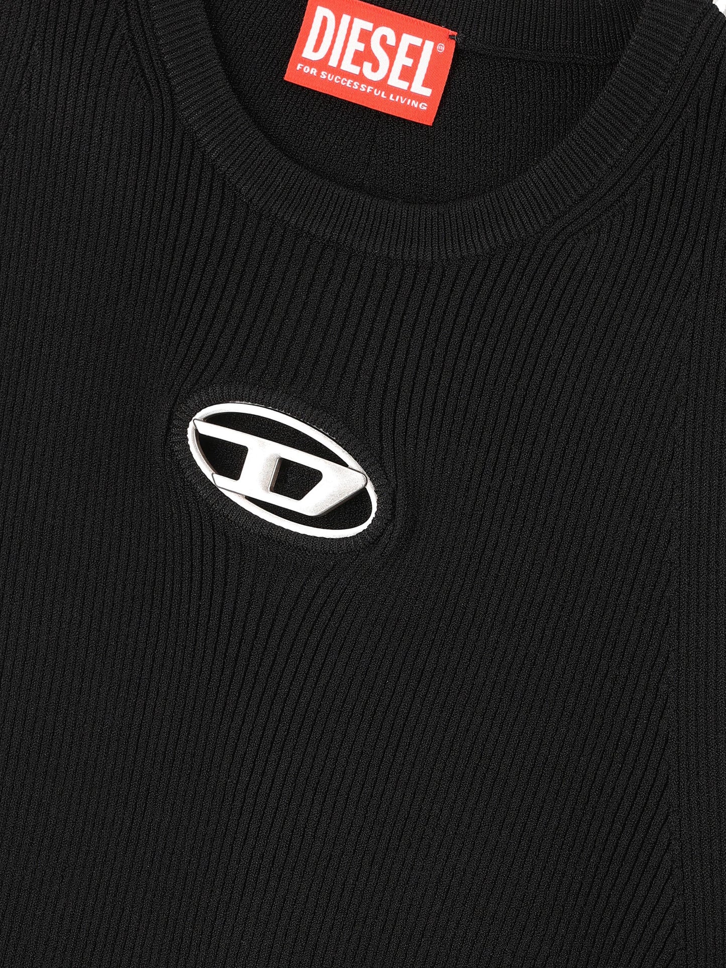 Abito senza maniche a costine. A17449 0DLAX9XX DIESEL