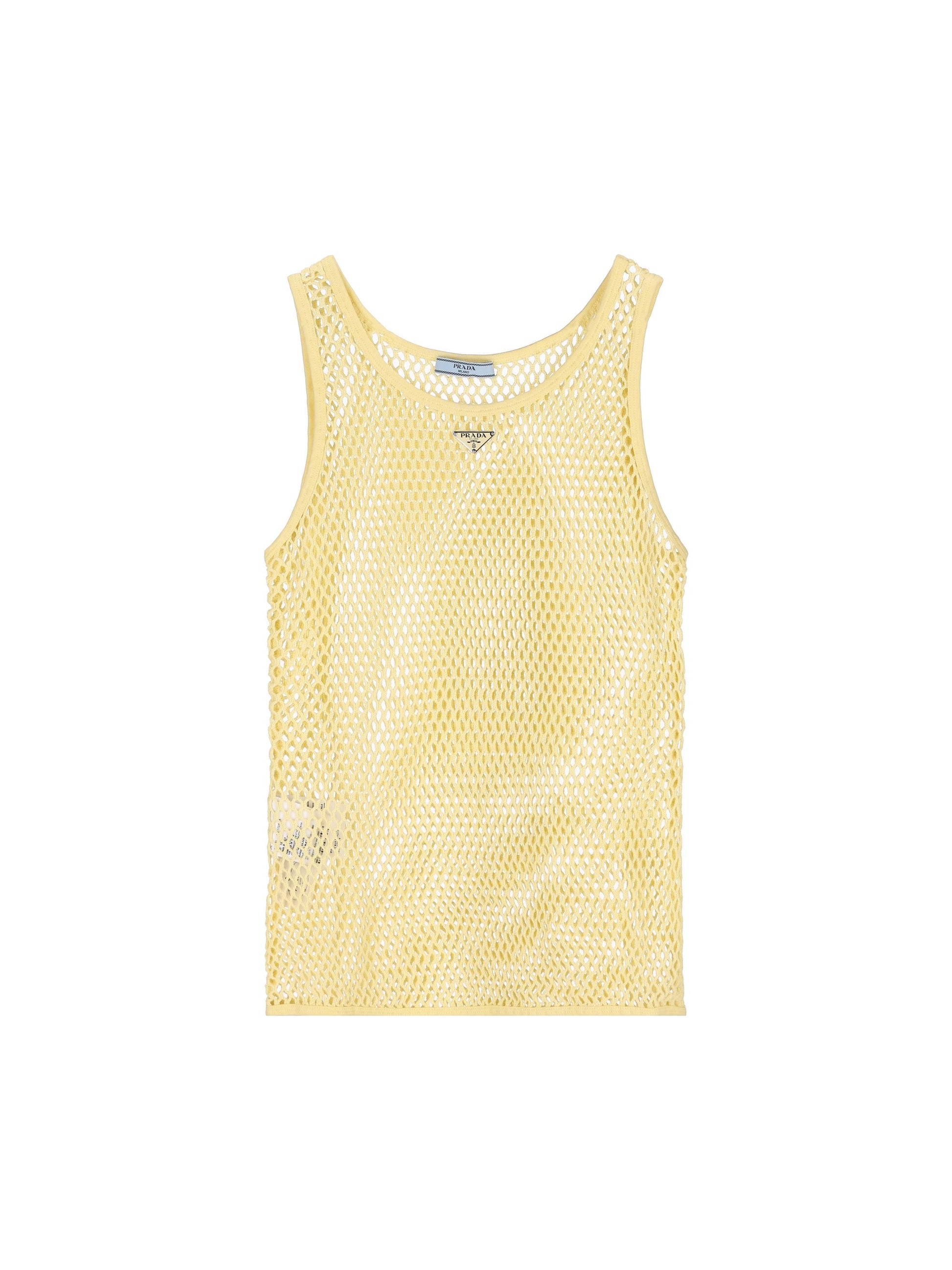 Top realizzato in cotone. 39599 16NDF0061 PRADA 