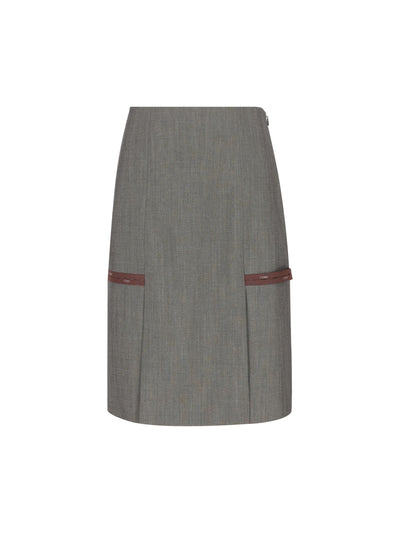 Gonna realizzata in tessuto mohair. FQ7721 AW7UF0TAZ FENDI 