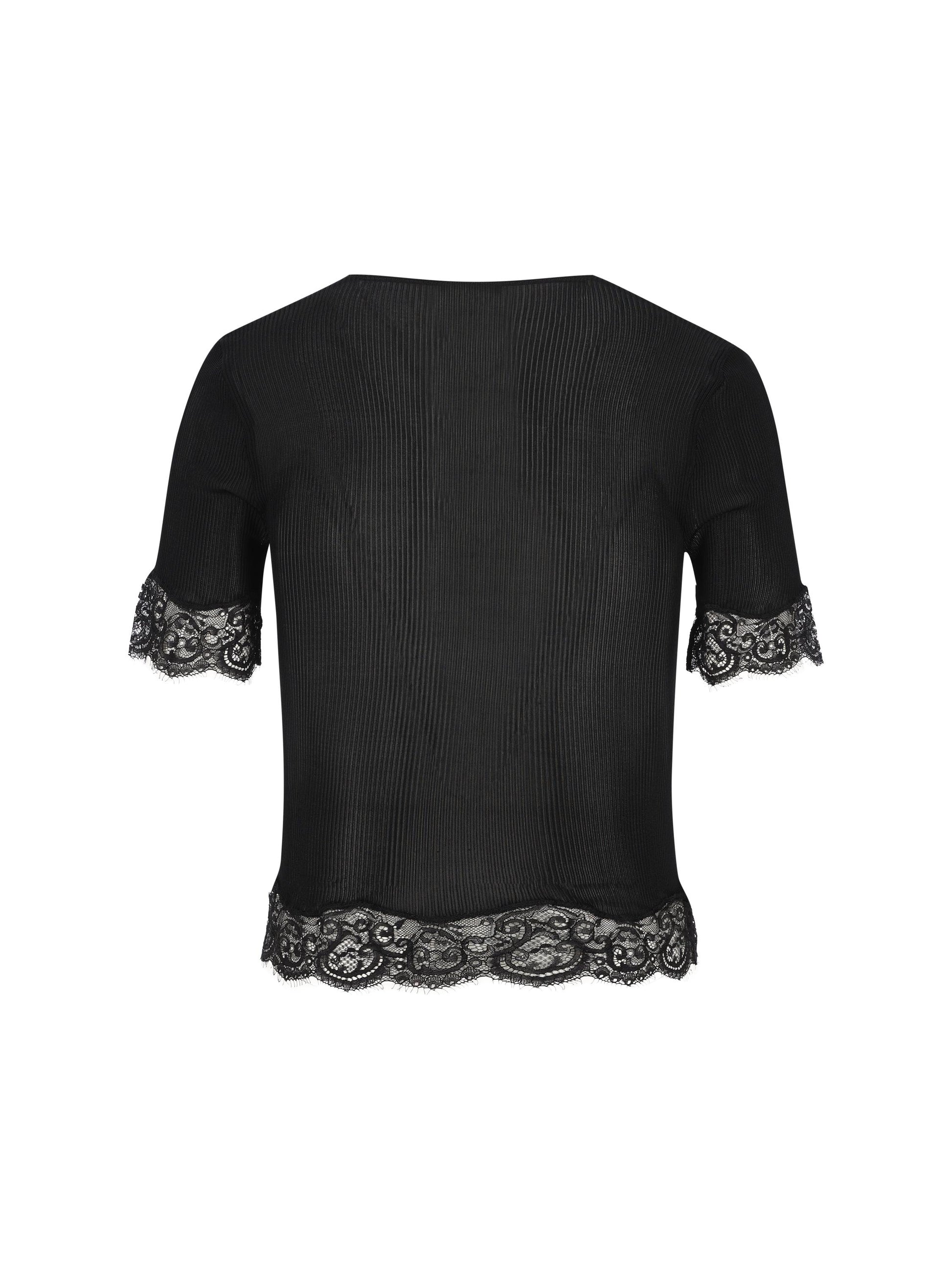 T-shirt realizzata in seta. 851263 Y37SM1000 SAINT LAURENT 