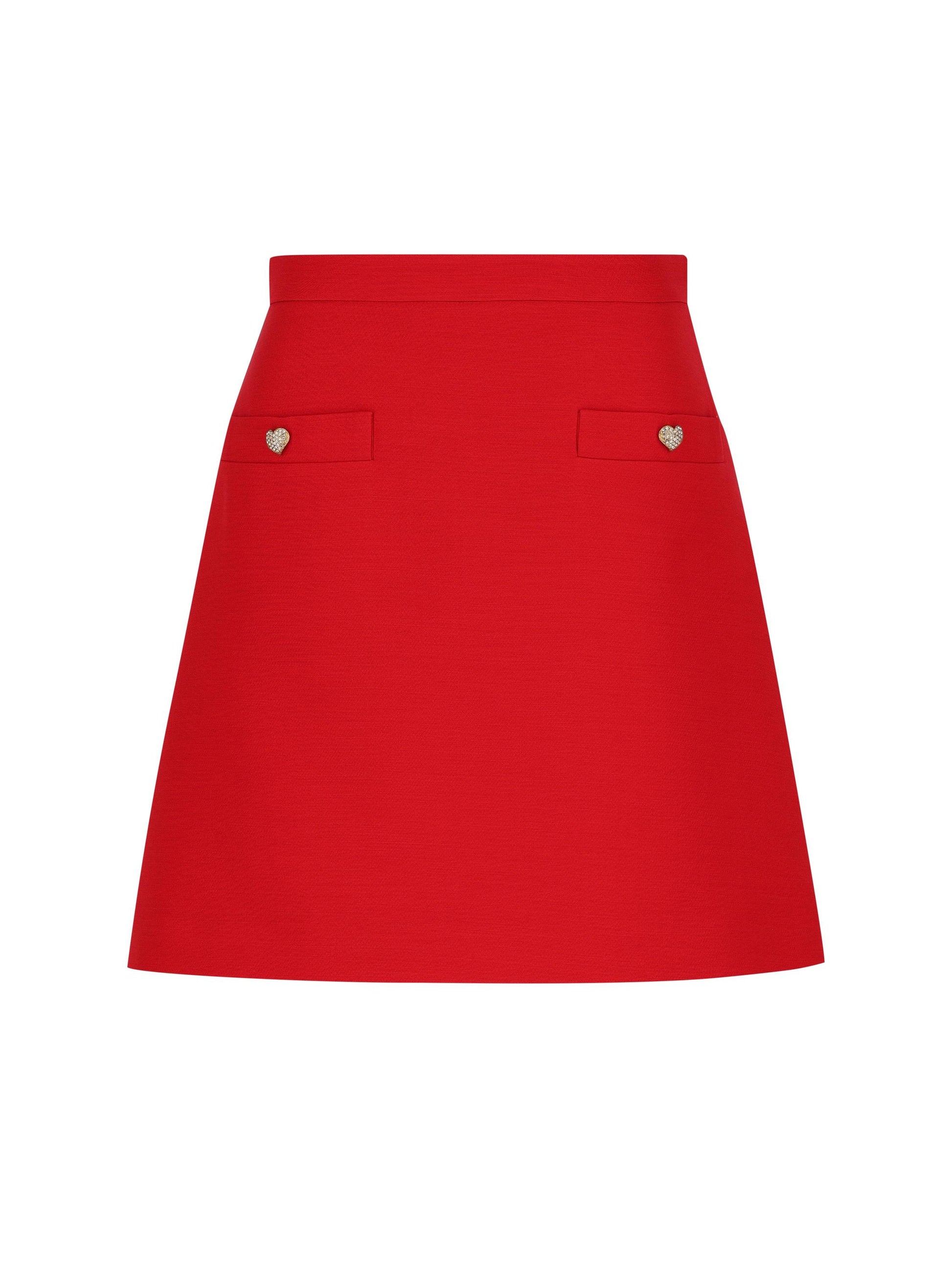 Gonna in crêpe couture. 7B3RACM21CF R9M VALENTINO GARAVANI 