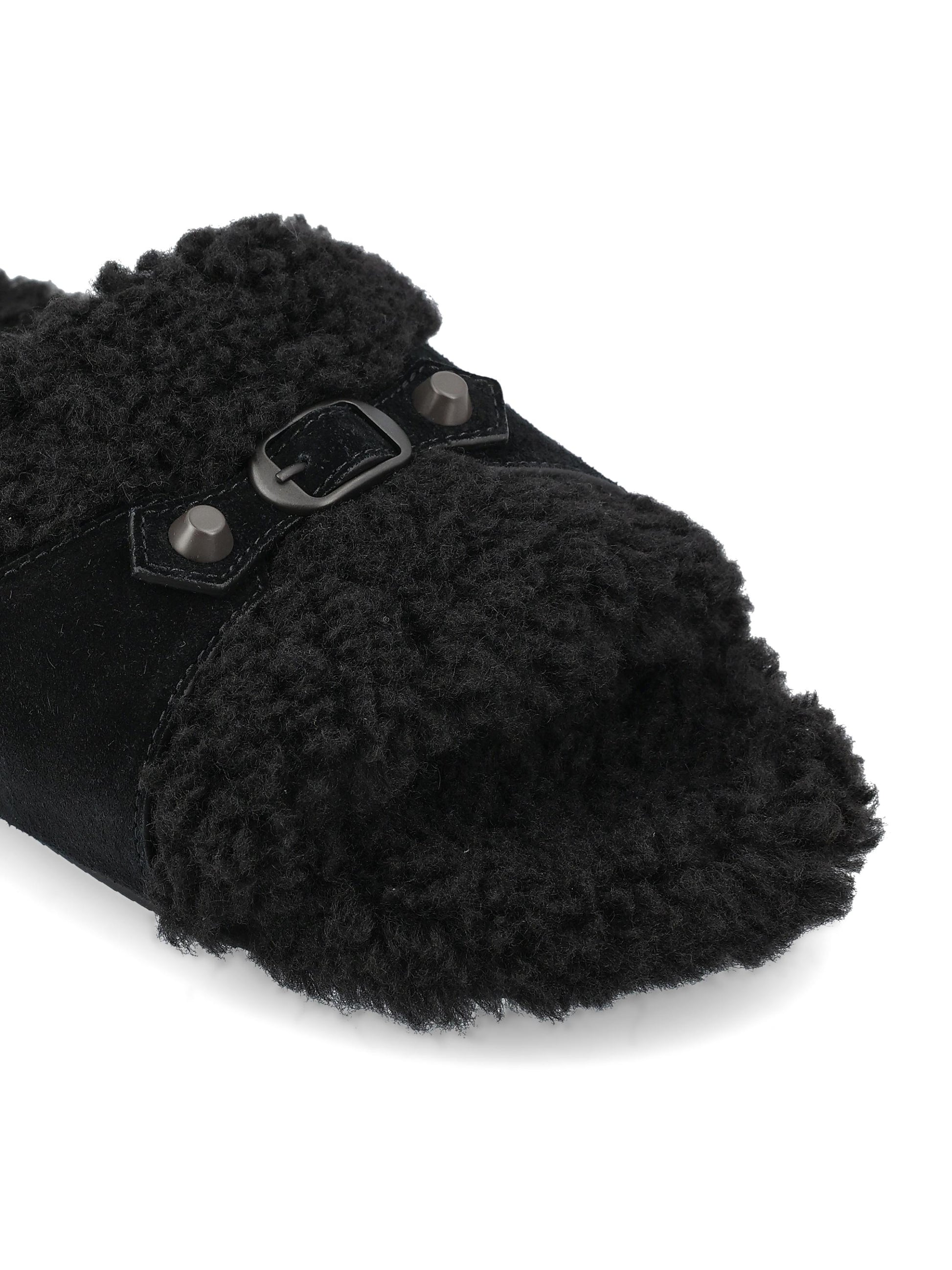 Sandali realizzati in materiale sintetico, lana e pelle di vitello scamosciata. 850938 W14I31181 BALENCIAGA 