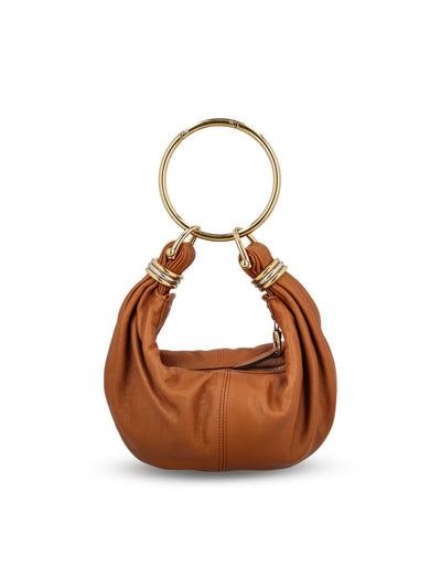 Borsa realizzata in pelle di vitello granata lucida. CHC24AS611N72 26M CHLOE' 