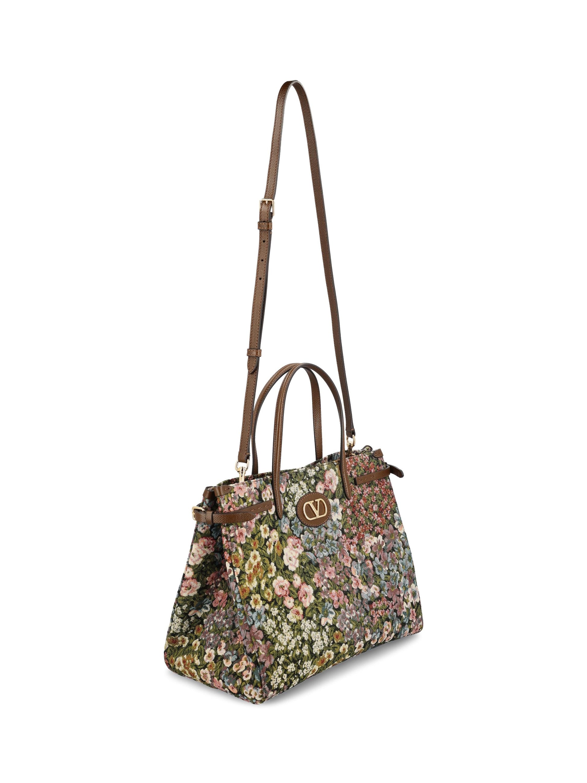 Borsa realizzata in tessuto jacquard. 8W2B0R19DBI R9H VALENTINO GARAVANI 