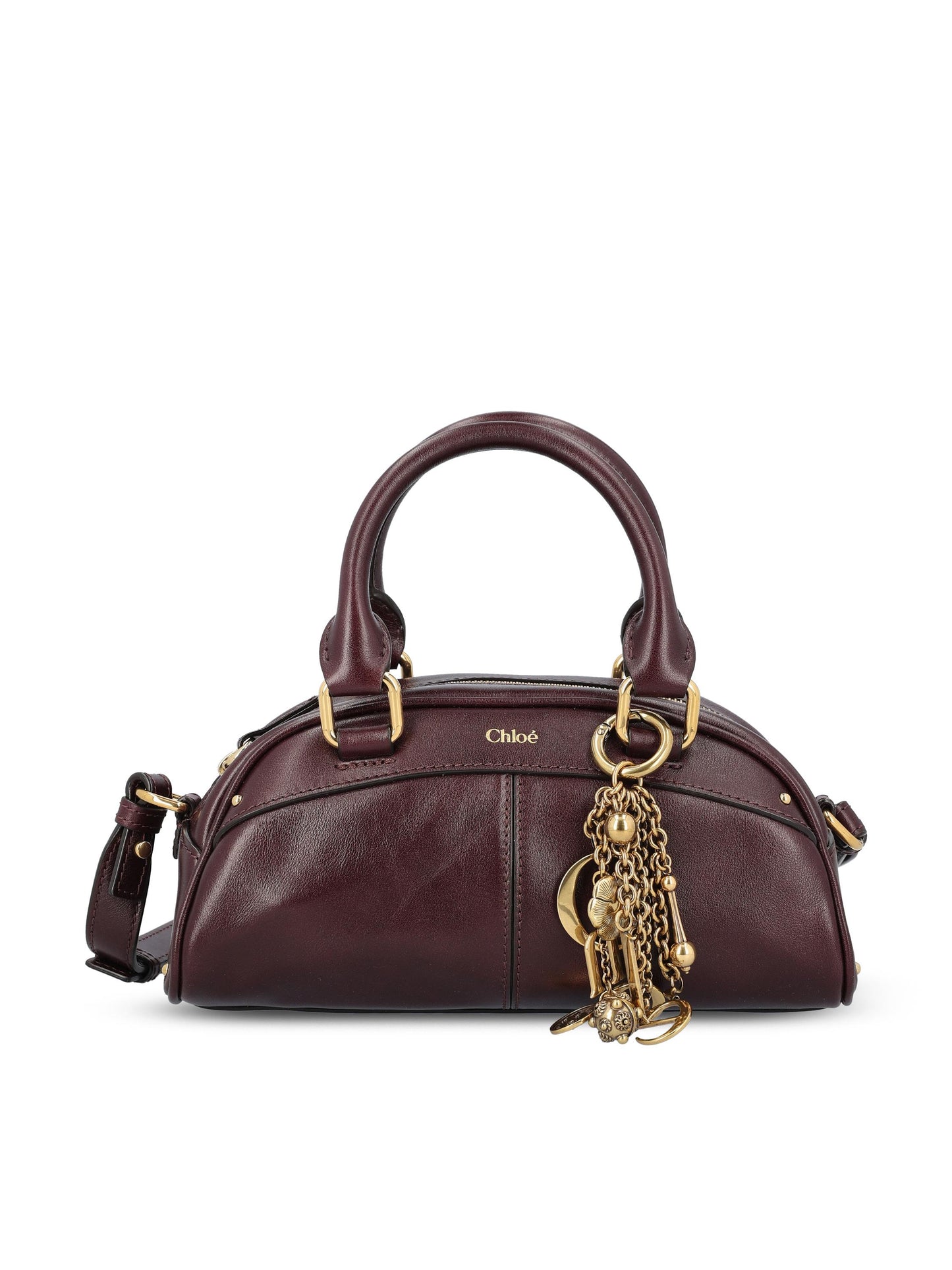 Borsa bowling Chloé piccola in pelle morbida CH26SS956Q86 55H CHLOE' 