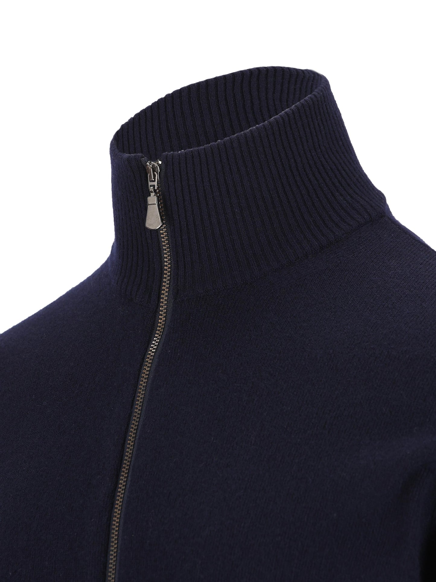 Blouson basic in cashmere con zip 3157E 1001 ALPHA STUDIO 