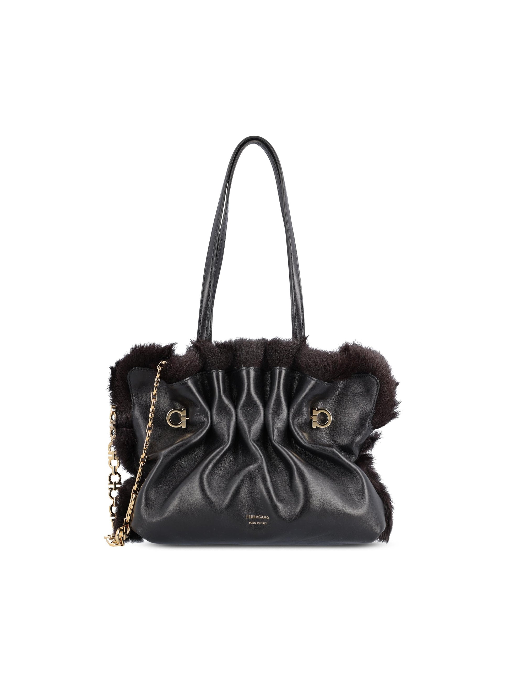 Borsa realizzata n pelle di vitello e capretto. 21A446 787848001 SALVATORE FERRAGAMO 