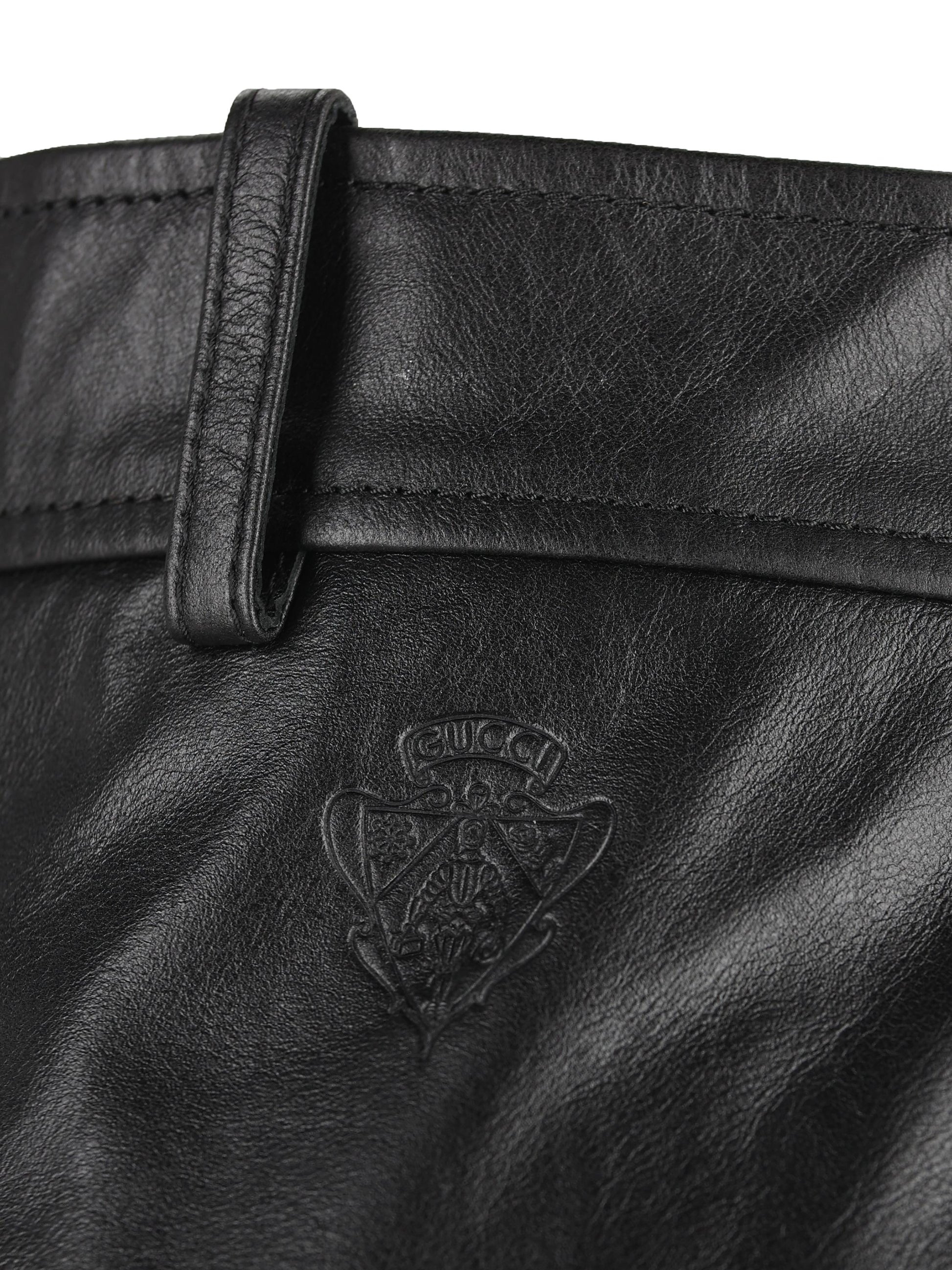 Minigonna realizzata in pelle. 860694 XNA6E1000 GUCCI 