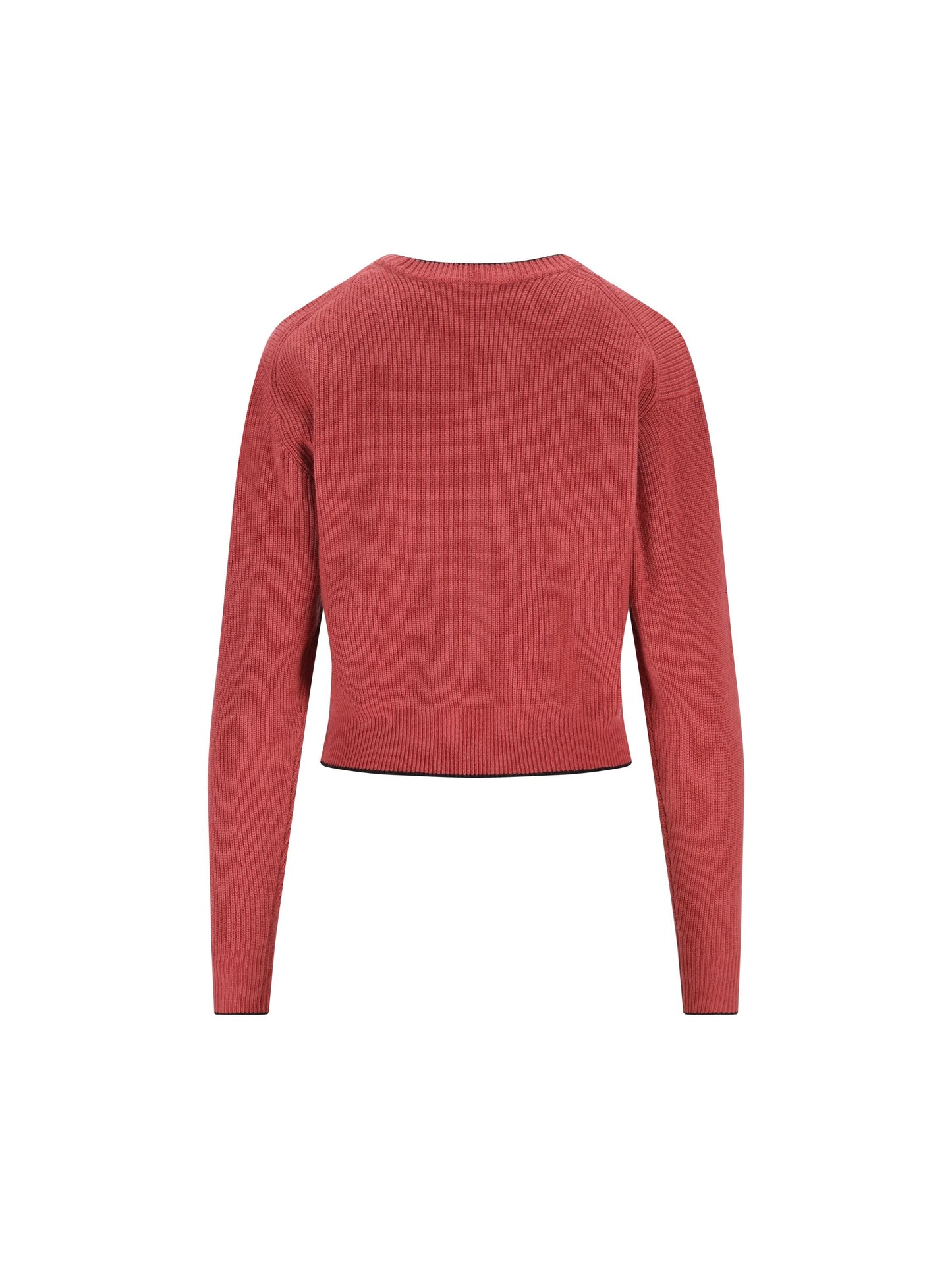 Pullover corto con logo in maglia di lana CH26SMP39710 6AN CHLOE' 