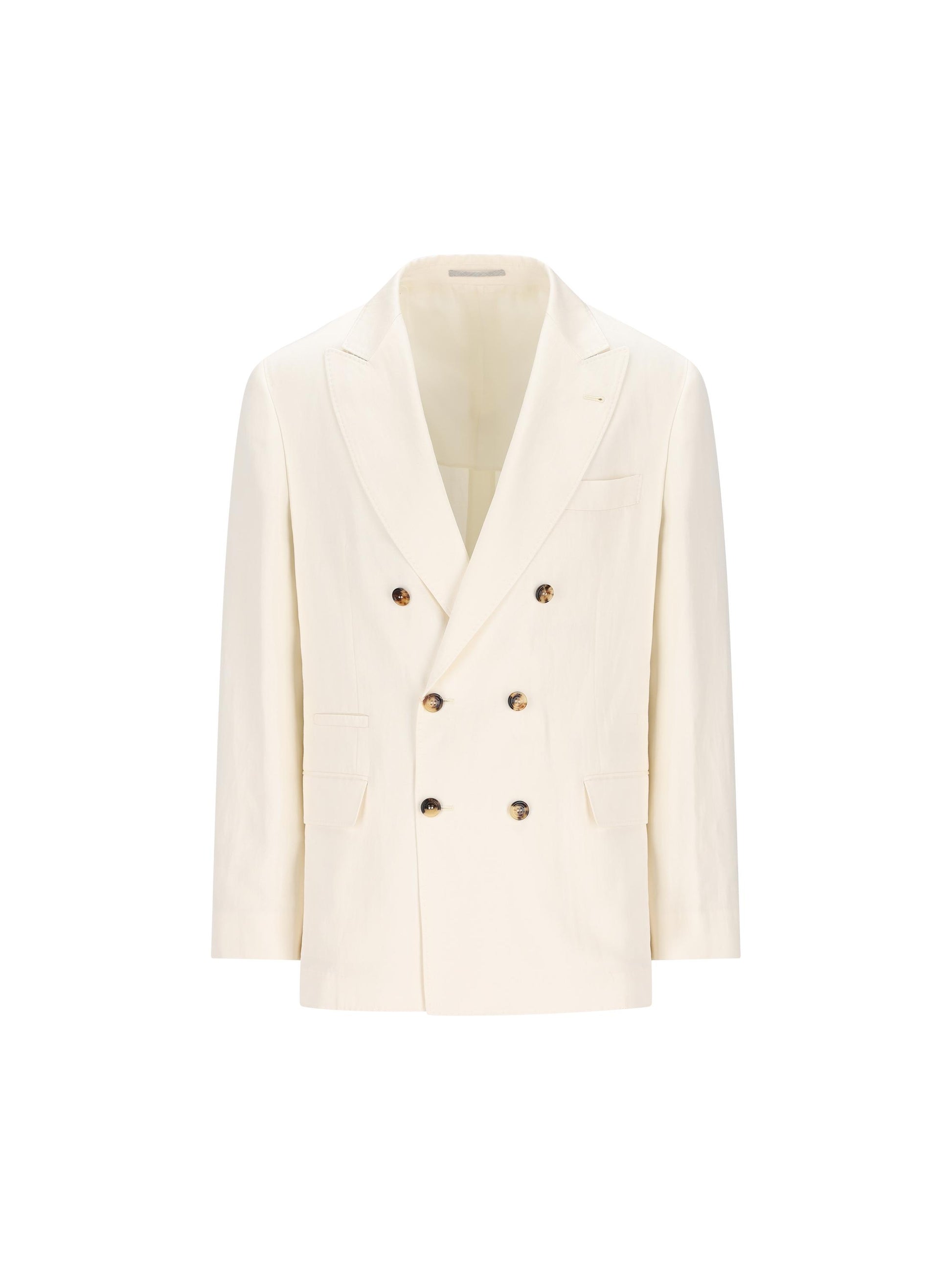 Giacca realizzata in seta e lino. MR4787BPD C1010 BRUNELLO CUCINELLI 