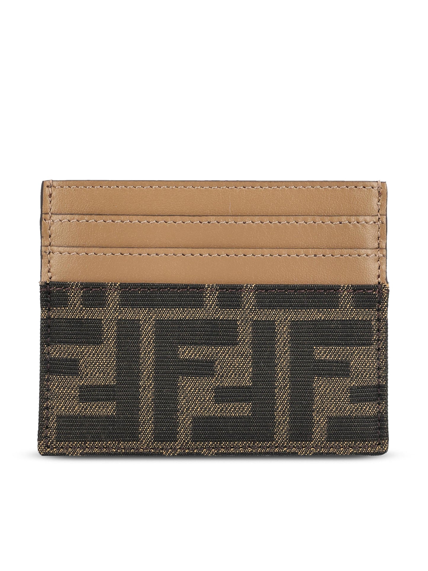 Portacarte realizzato in tessuto e pelle. 8M0445 A98PF0A6E FENDI 