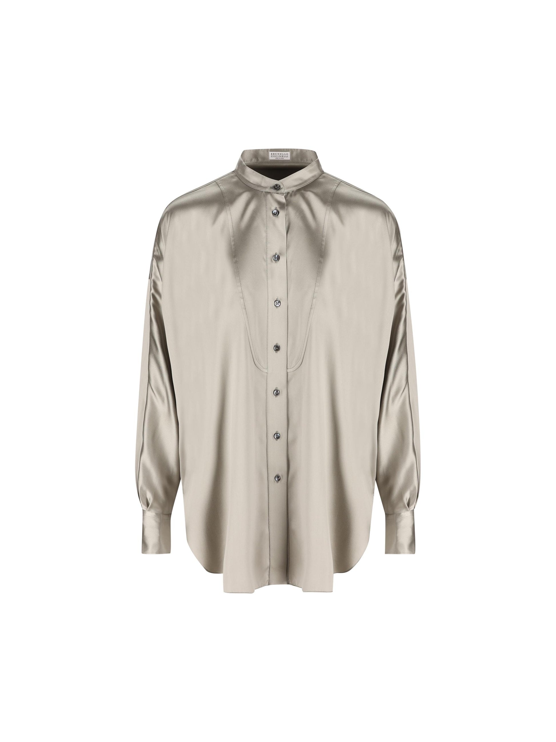 Camicia realizzata in seta. M0C59MY906 C9125 BRUNELLO CUCINELLI 