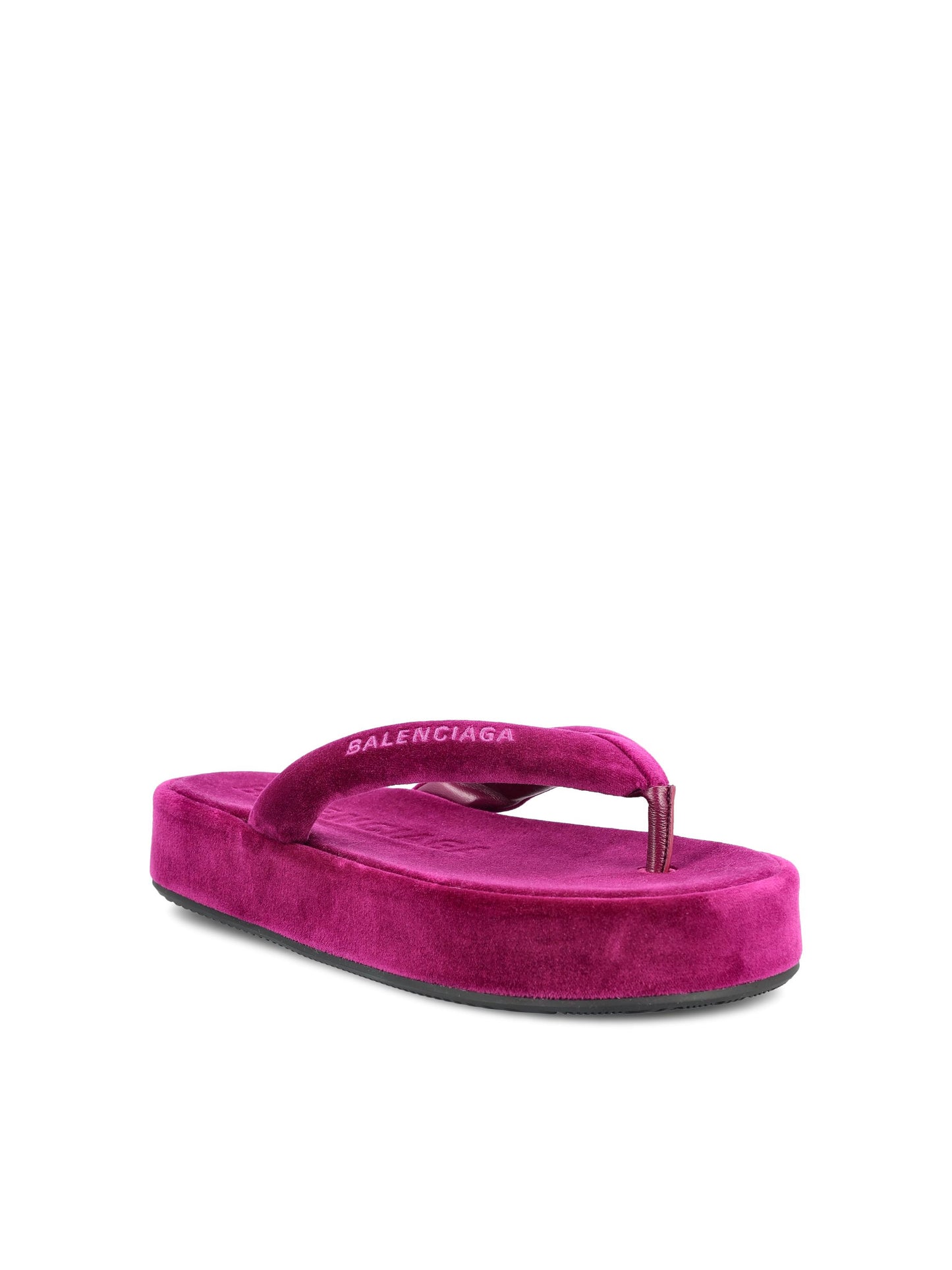 Infradito in cotone, viscosa ed elastan. 869749 WCDQ05590 BALENCIAGA 