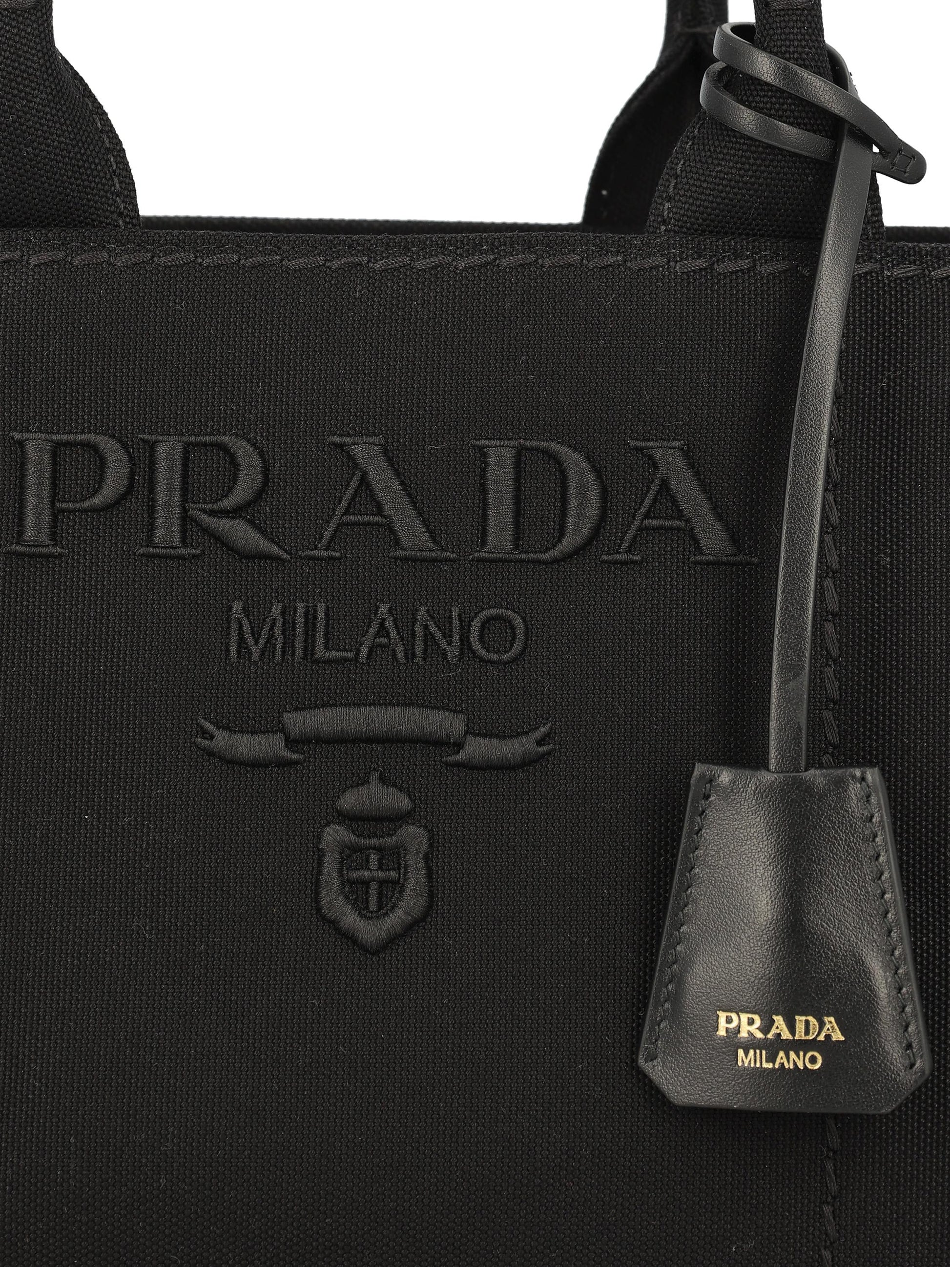 Borsa realizzata in misto lino. 1BG464 2CYAF0002 PRADA 