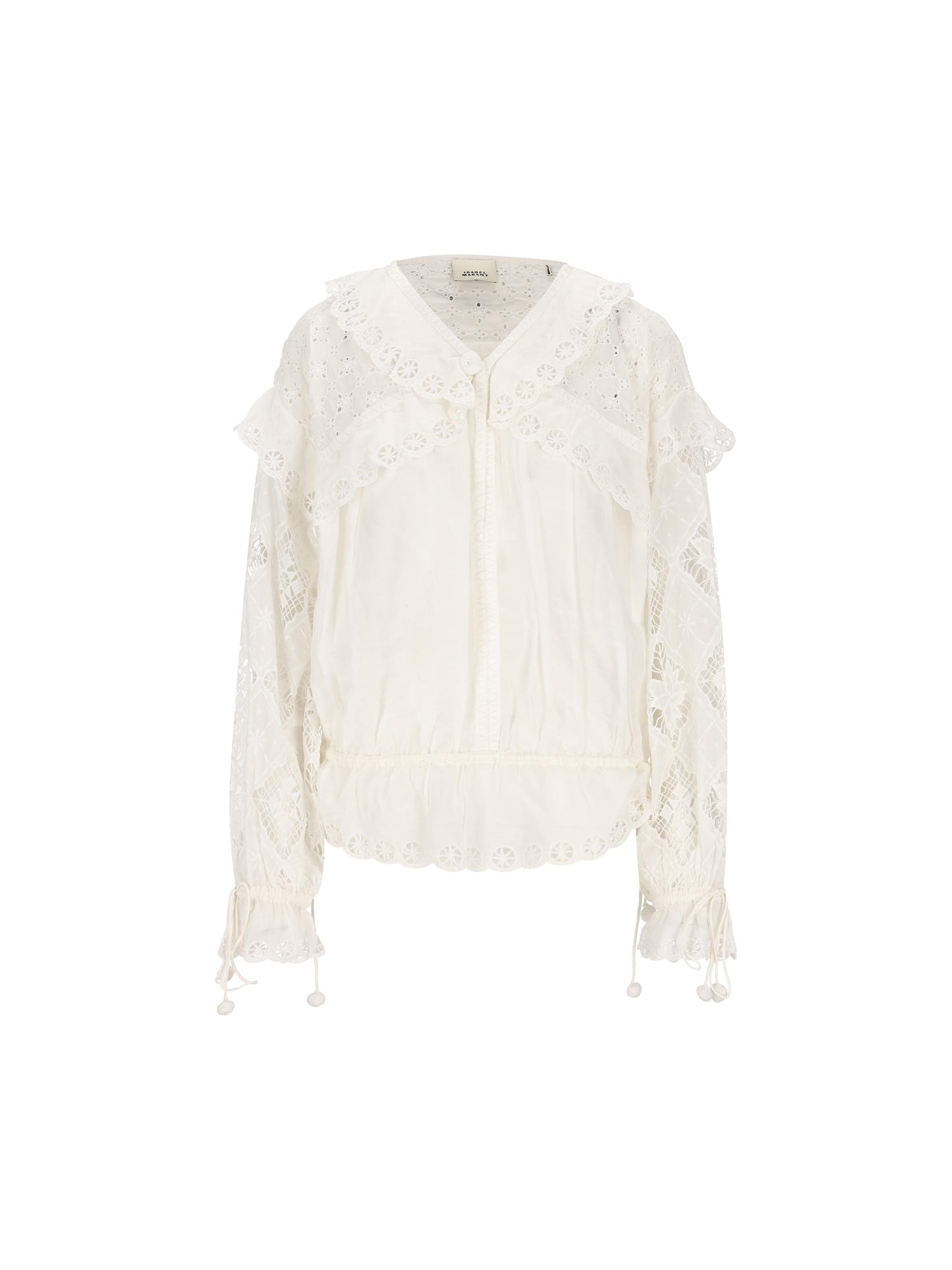 Camicia realizzata in camicia e seta. 26EHT0886FA-D2J17I 20WH ISABEL MARANT 