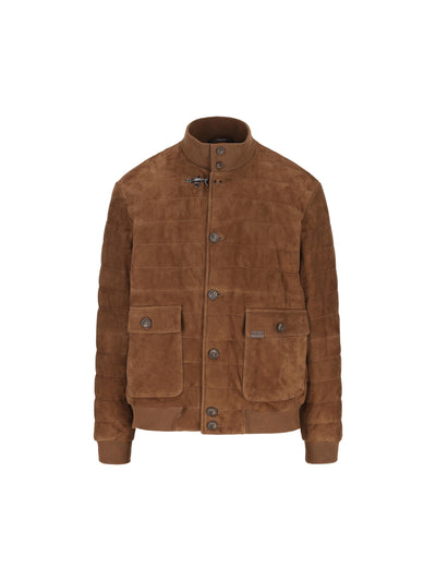 Bomber realizzato in pelle. NAM21510240XQH S410 FAY 