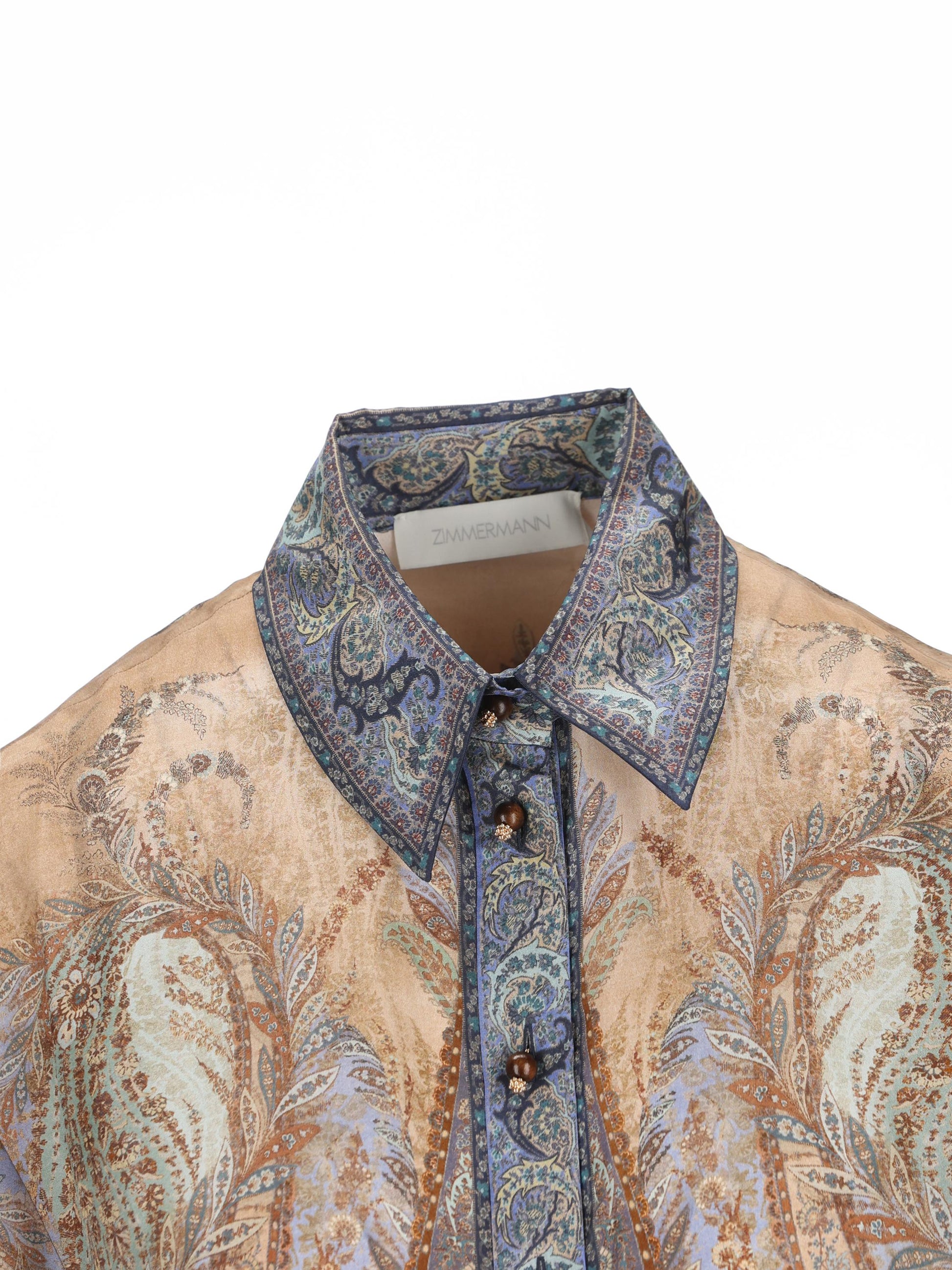 Camicia realizzata in seta. 8624TRS262 TPBL ZIMMERMANN 